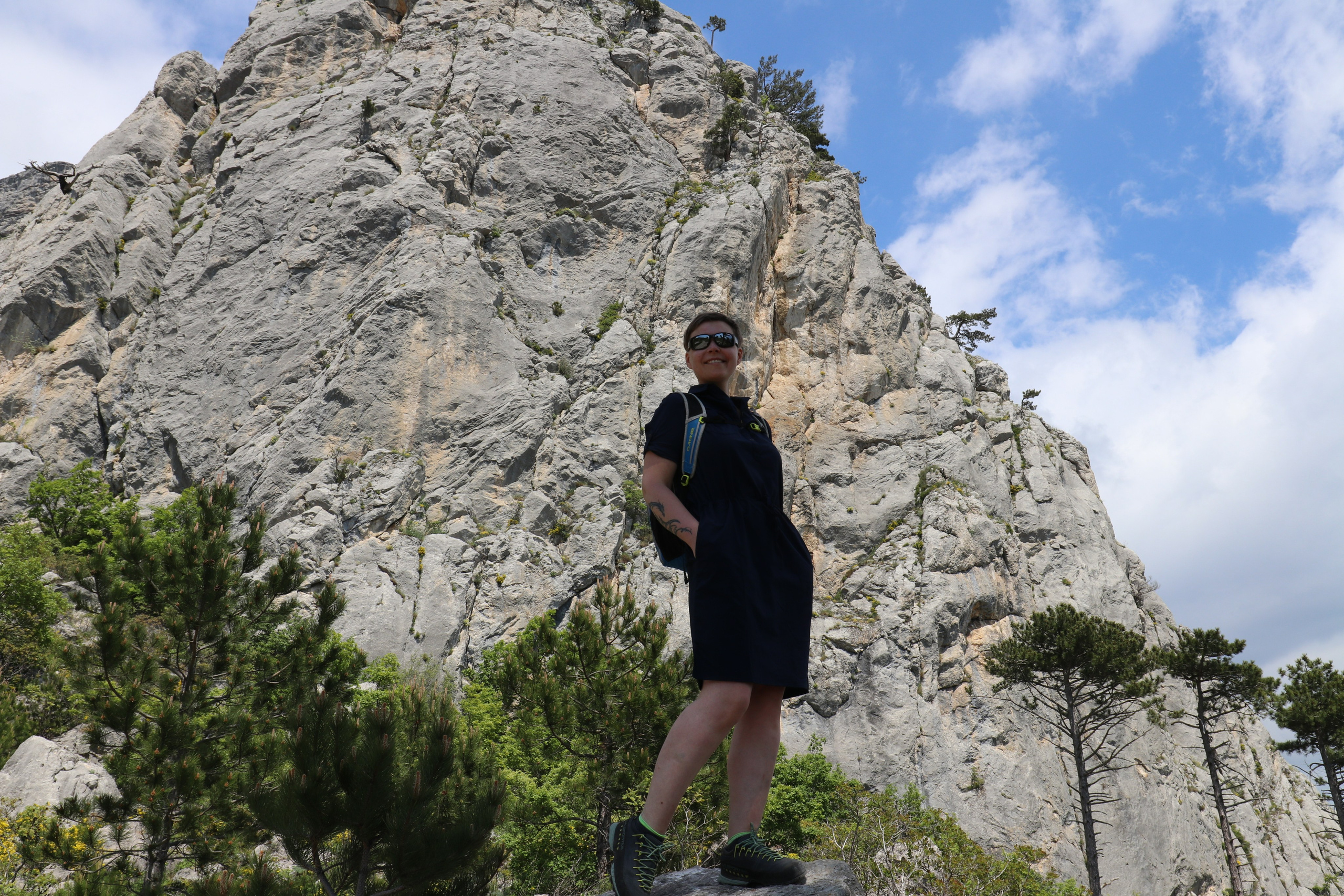 Крым. ЮБК (Бахчисарай, Демерджи, Судак). Первый скалолазный выезд. Май 2019. Путешественник-фотограф из Санкт-Петербурга Татьяна Свистулина