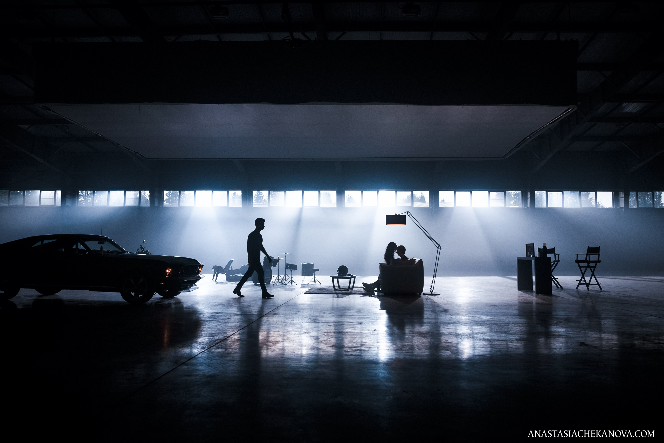 Backstage съемки клипа группы DVOE. Концертный и бурлеск фотограф Москва