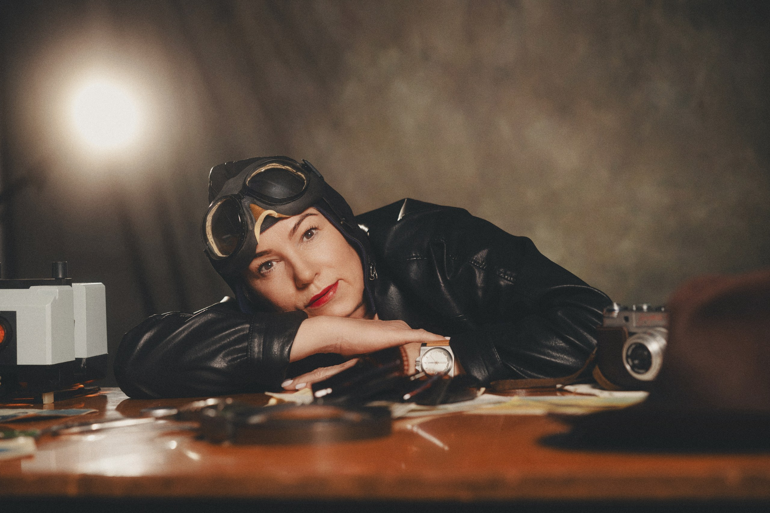 Оксана"Авиатор». Портретный и свадебный фотограф Москва Лучин Сергей