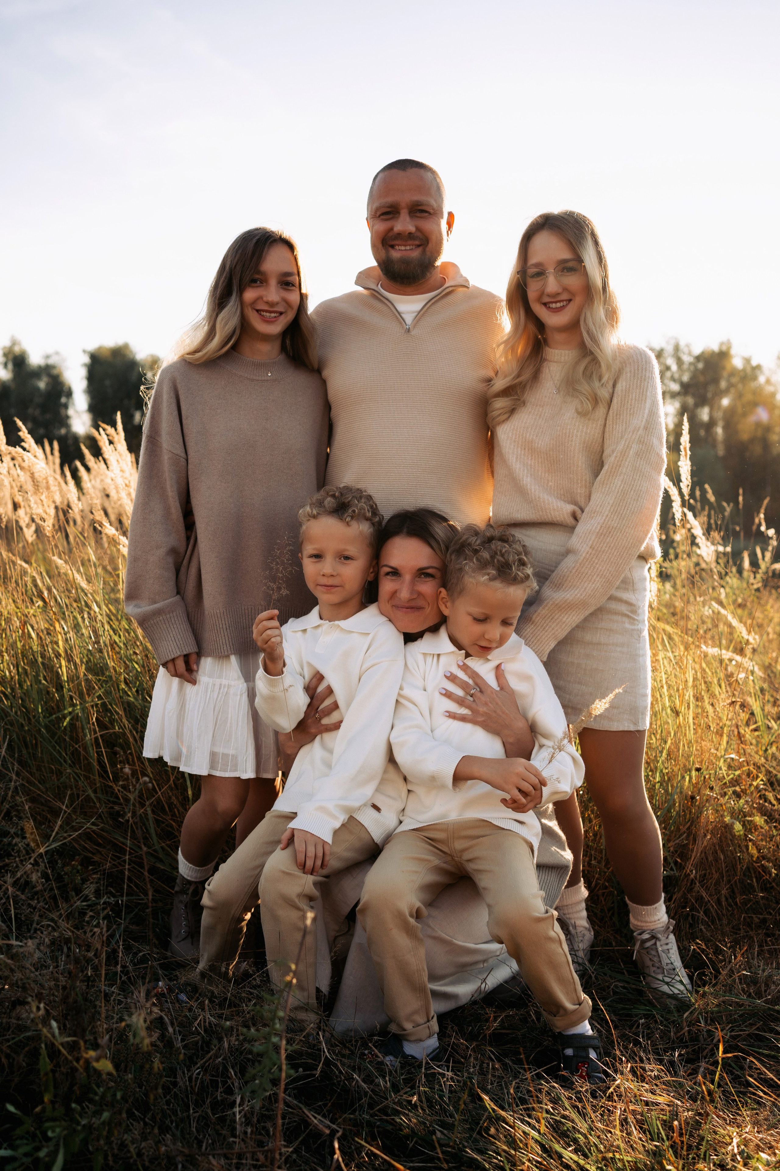 Семейная фотосессия на качелях. Семейный фотограф в Москве и в Домодедово Екатерина Патракова
