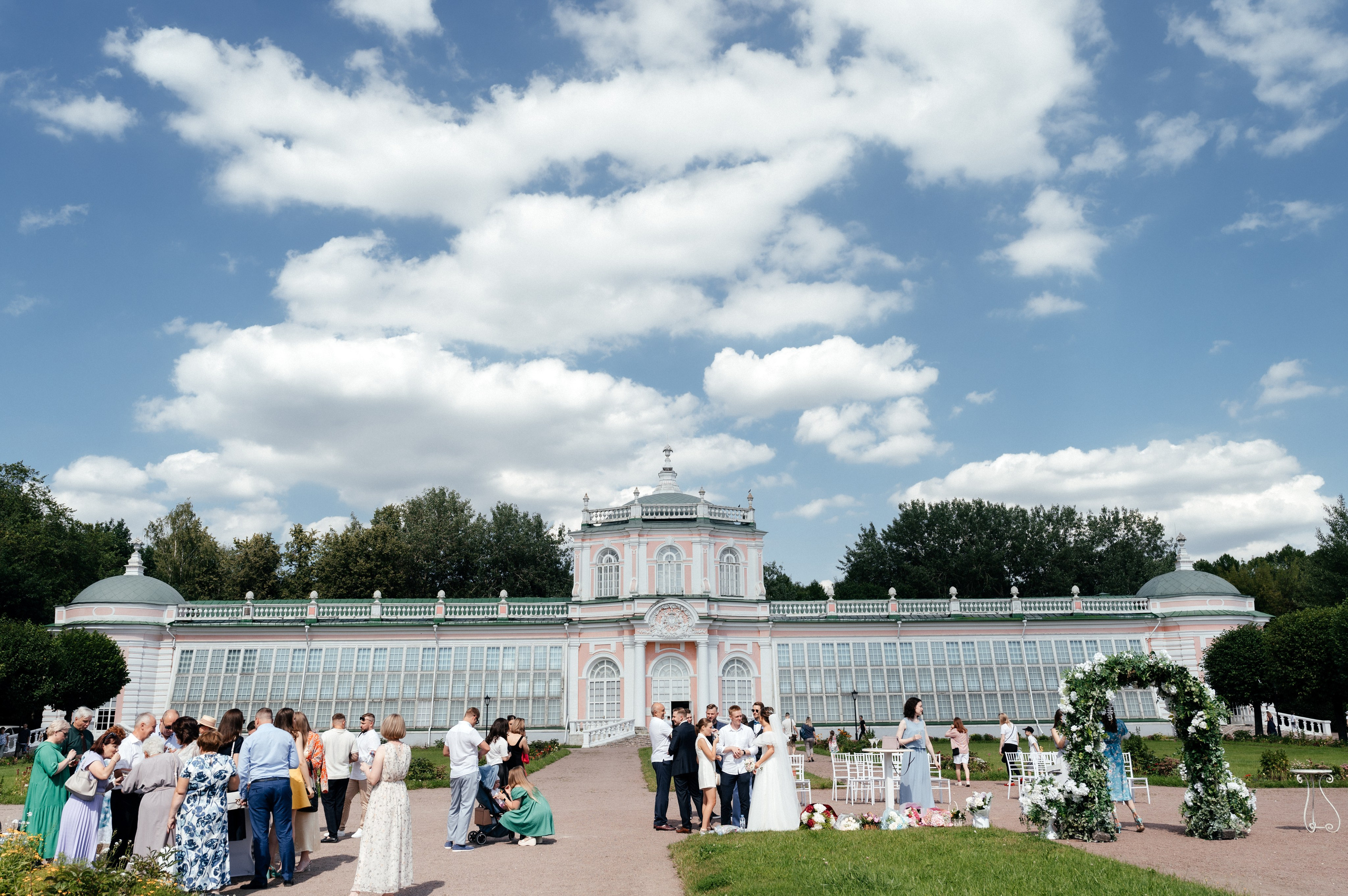 Выездная церемония в Кусково
