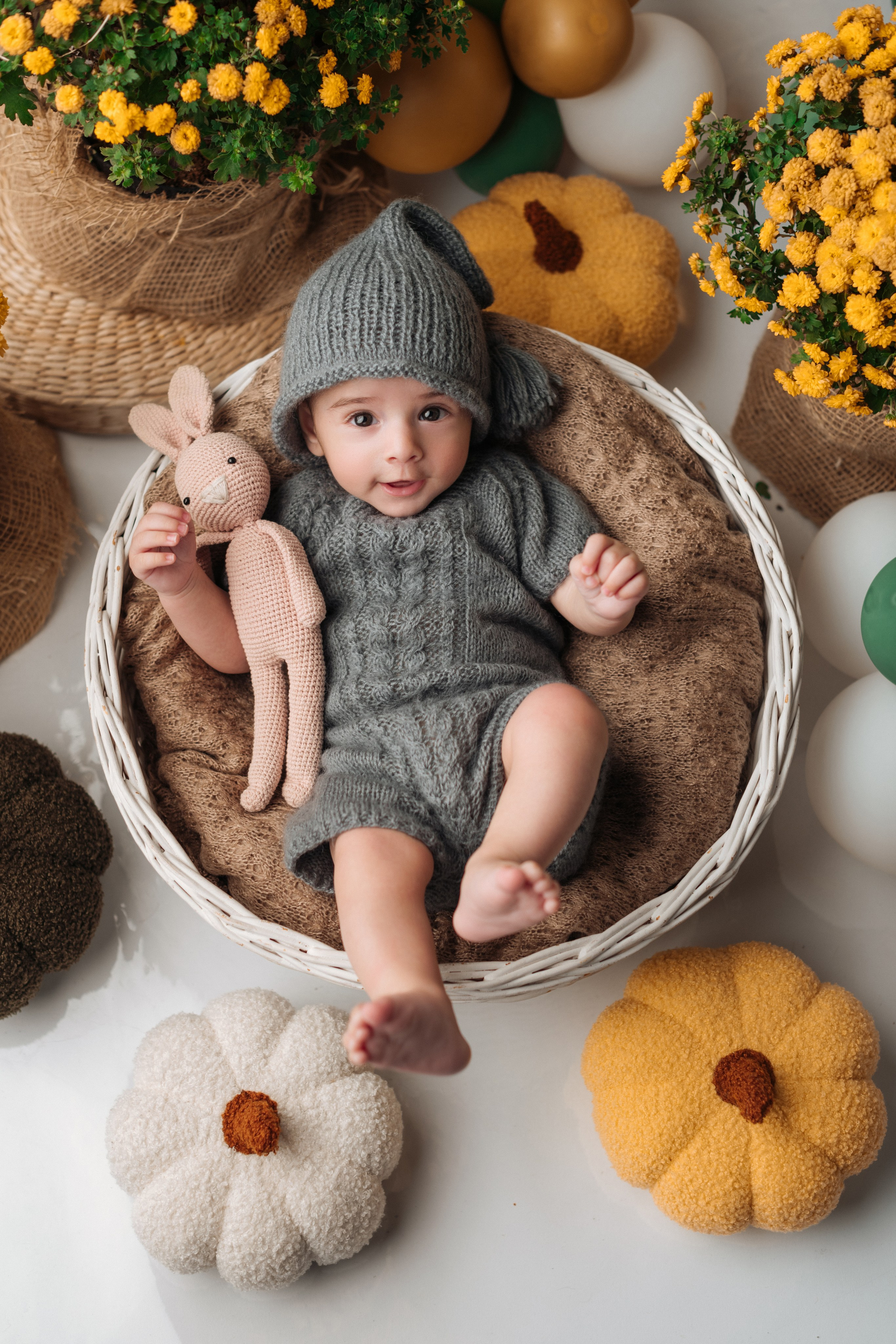 Малыши от 3-х месяцев до года. Детская фотостудия «В капусте». Детский и семейный фотограф в Липецке Алёна Ларина. Фотограф новорожденных в Липецке