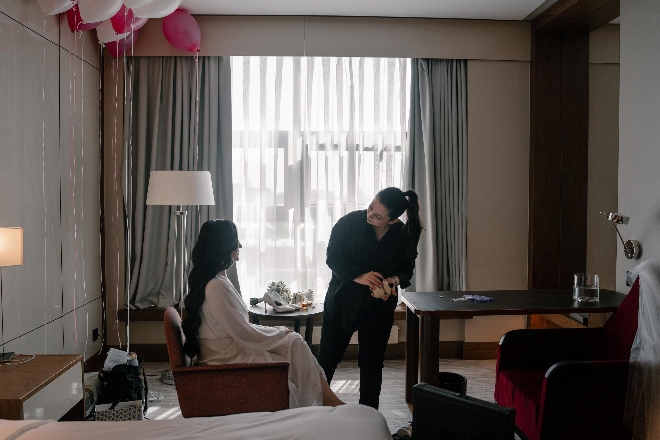 Свадная фотосессия в Hyatt Regency Moscow Petrovsky Park