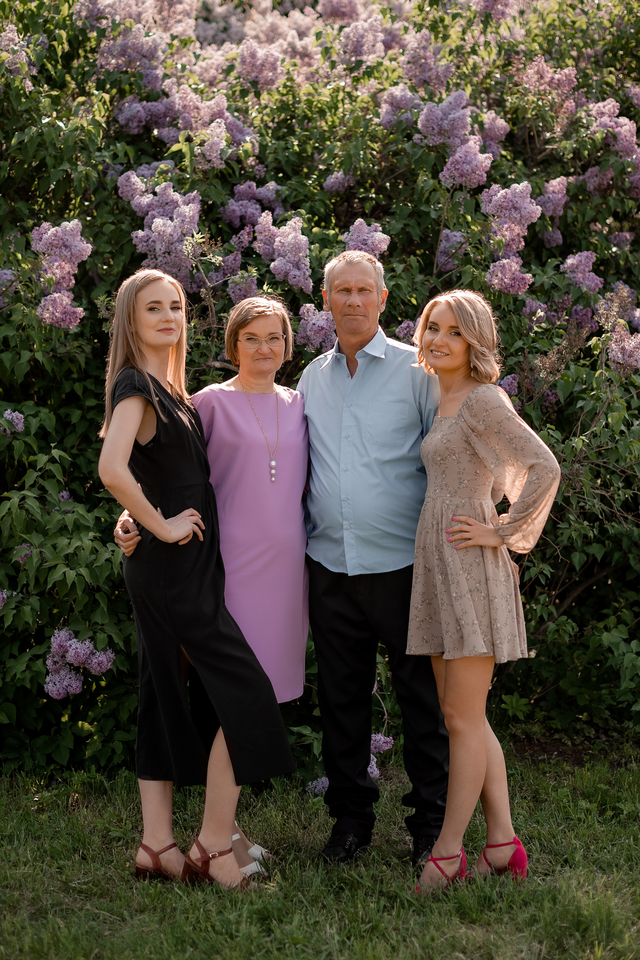 Две дочки и родители. Портретный фотограф в Петрозаводске Татьяна Лебедева