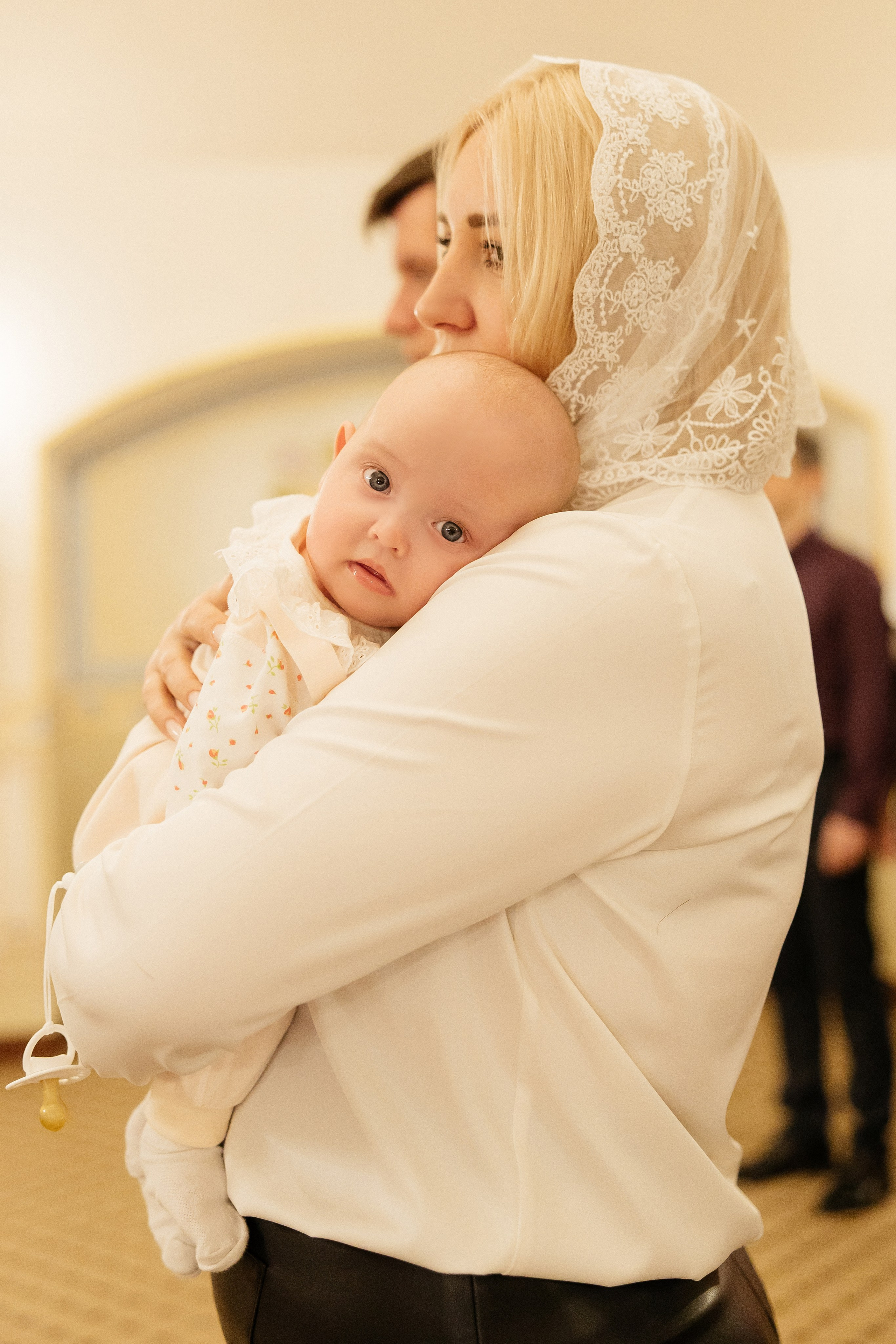 Таинство Крещения Александры и Алисы. Храм Покрова Пресвятой Богородицы. Семейный фотограф в Рязани и Рязанской области