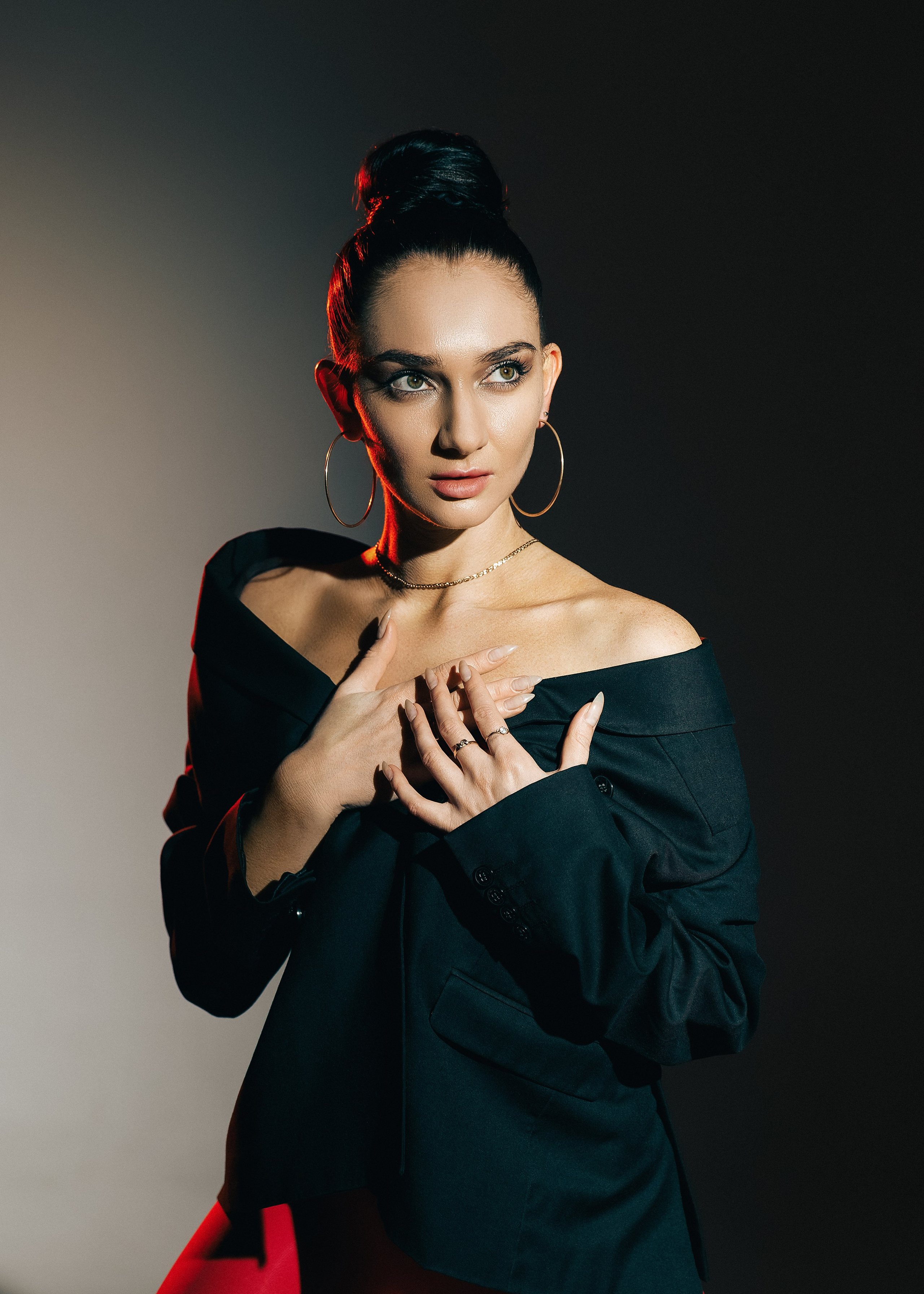 Ксения — фэшн фотосессия в студии. Свадебный и портретный фотограф в Санкт-Петербурге Анна Демьянова