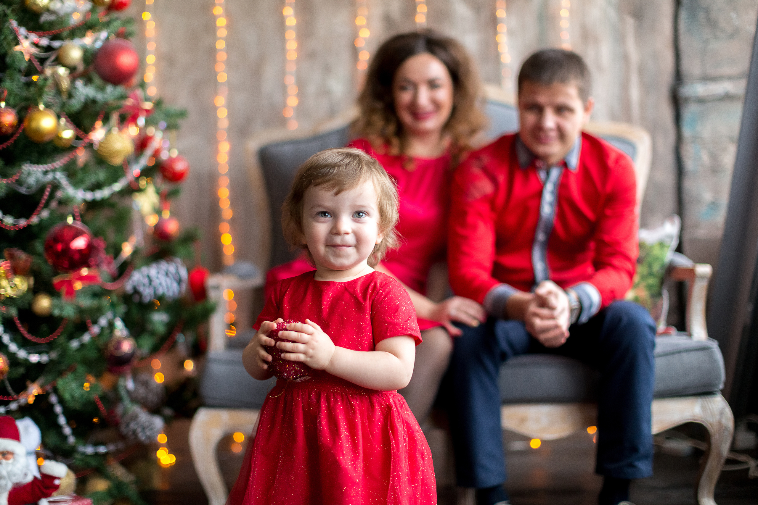 Новый год в красном. Свадебный и семейный фотограф Ксения Шекк Екатеринбург