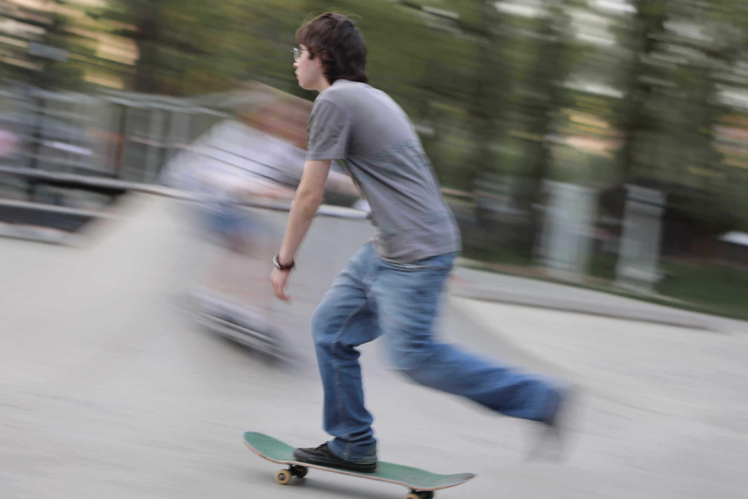 Blue hour in a skatepark. Фотограф Антонина Гудкова