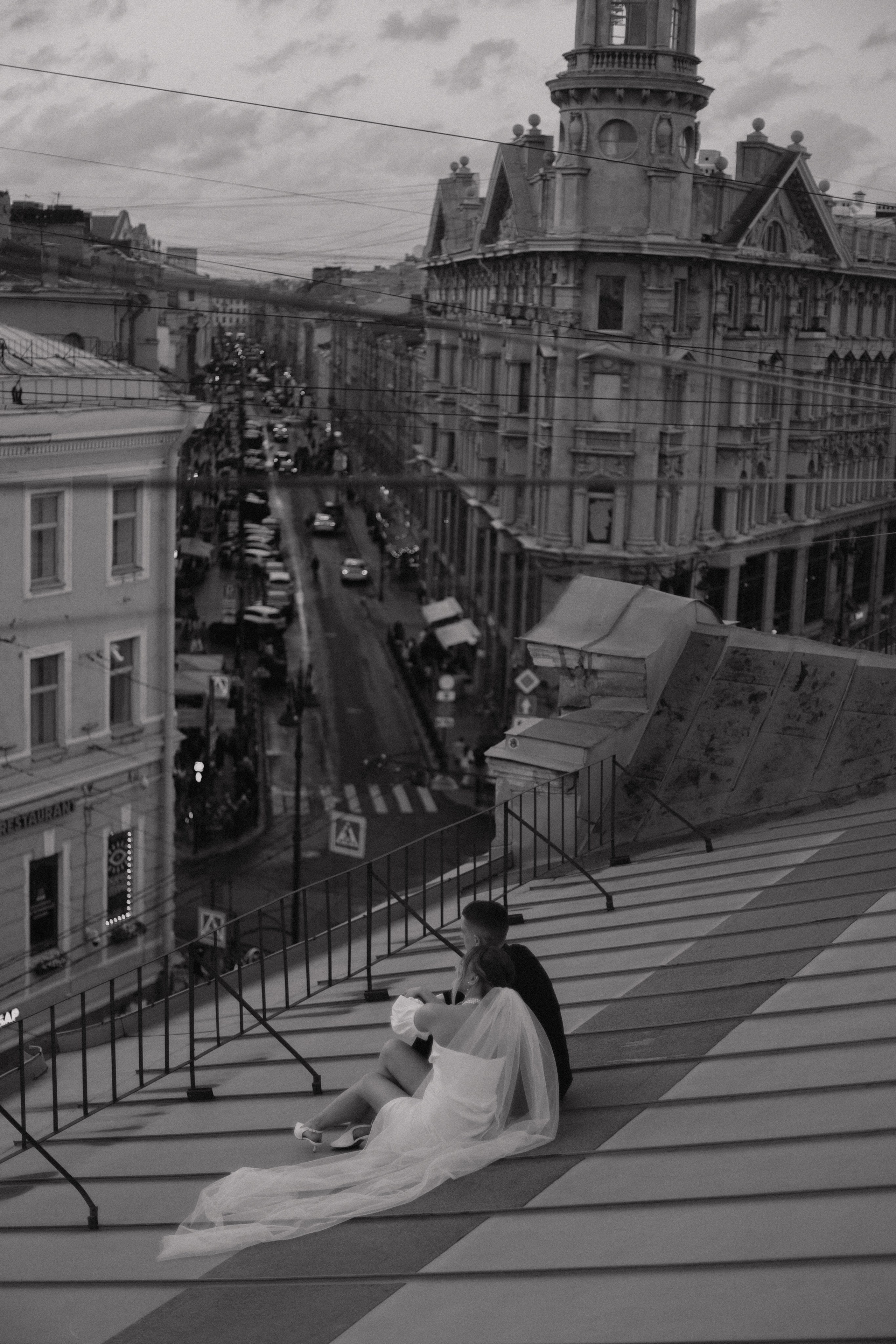 Крыши Петербурга. Свадебный фотограф в Москве и Санкт- Петербурге Алина Сараева