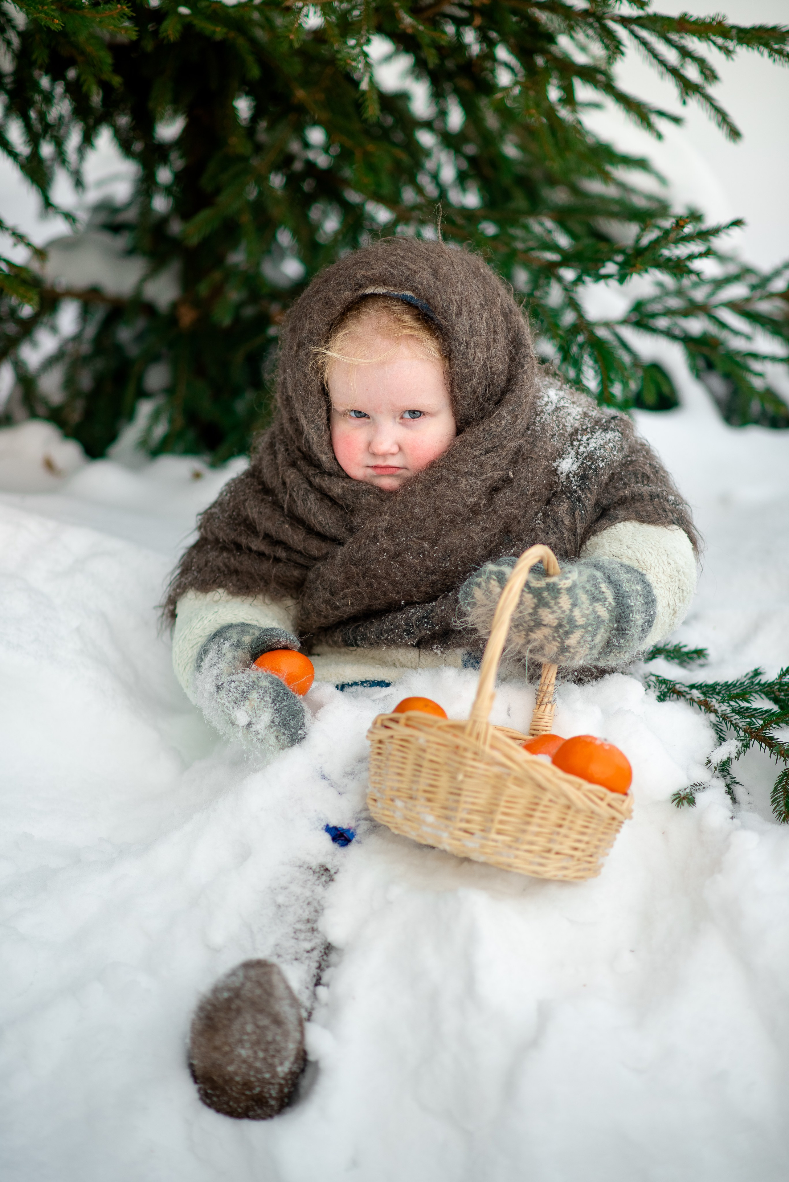 Тематическая семейная фотосессия в деревне. Семейный и детский фотограф в Туле Светлана Воронкова