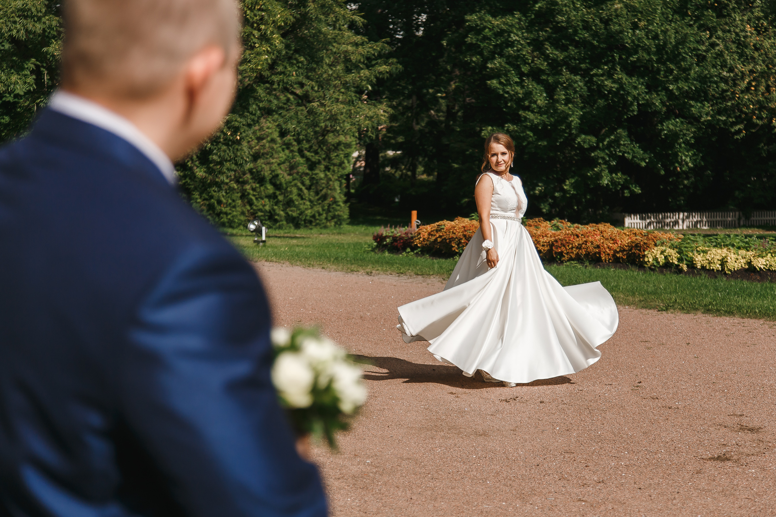 Свадебная фотосъемка в ЗАГСе Приморского района