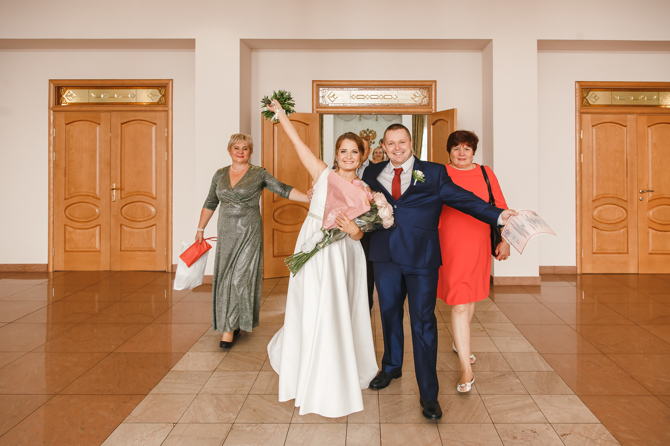 Свадебная фотосъемка в ЗАГСе Приморского района