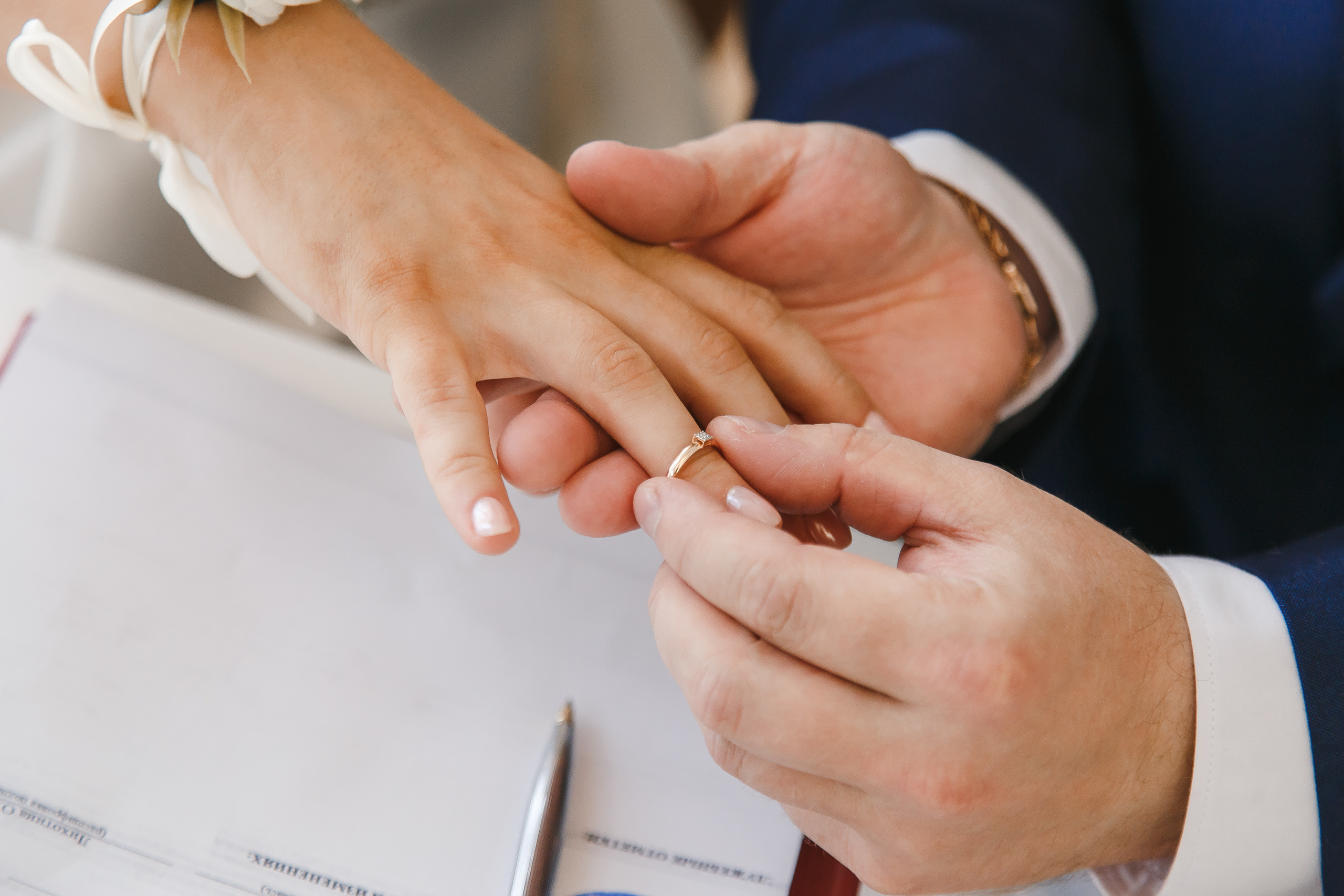 Свадебная фотосъемка в ЗАГСе Приморского района