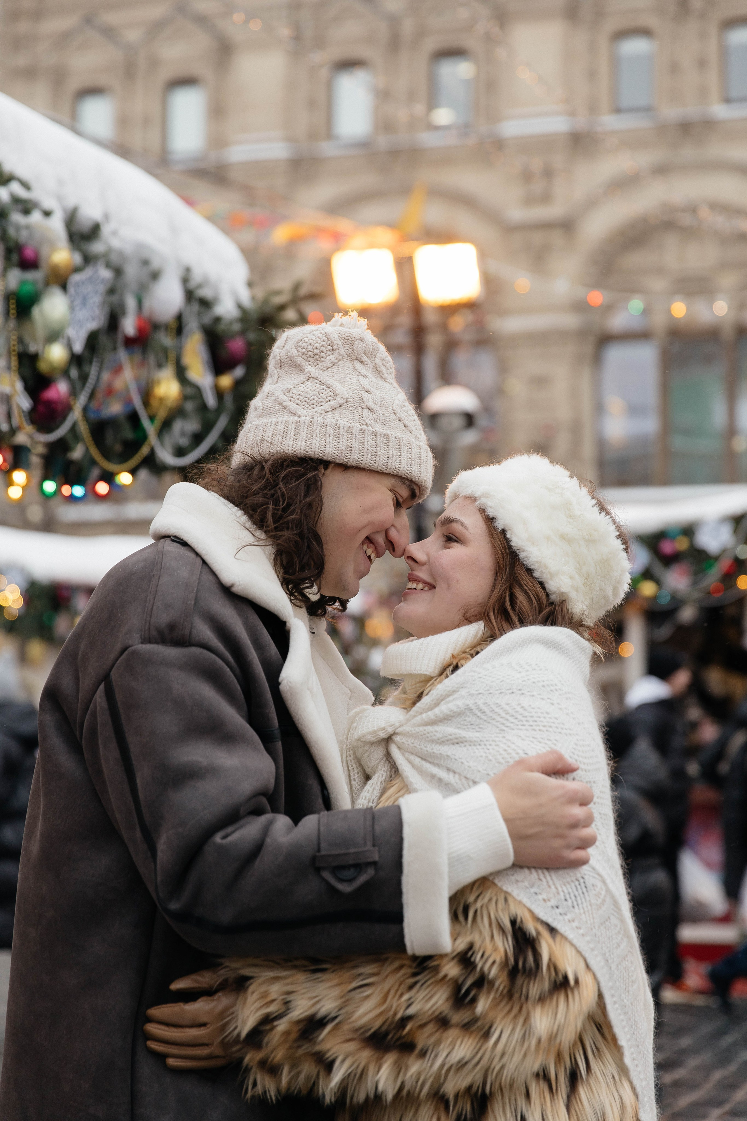Зимняя история любви. Фотограф индивидуальных женских портретов и LOVEstory в Москве