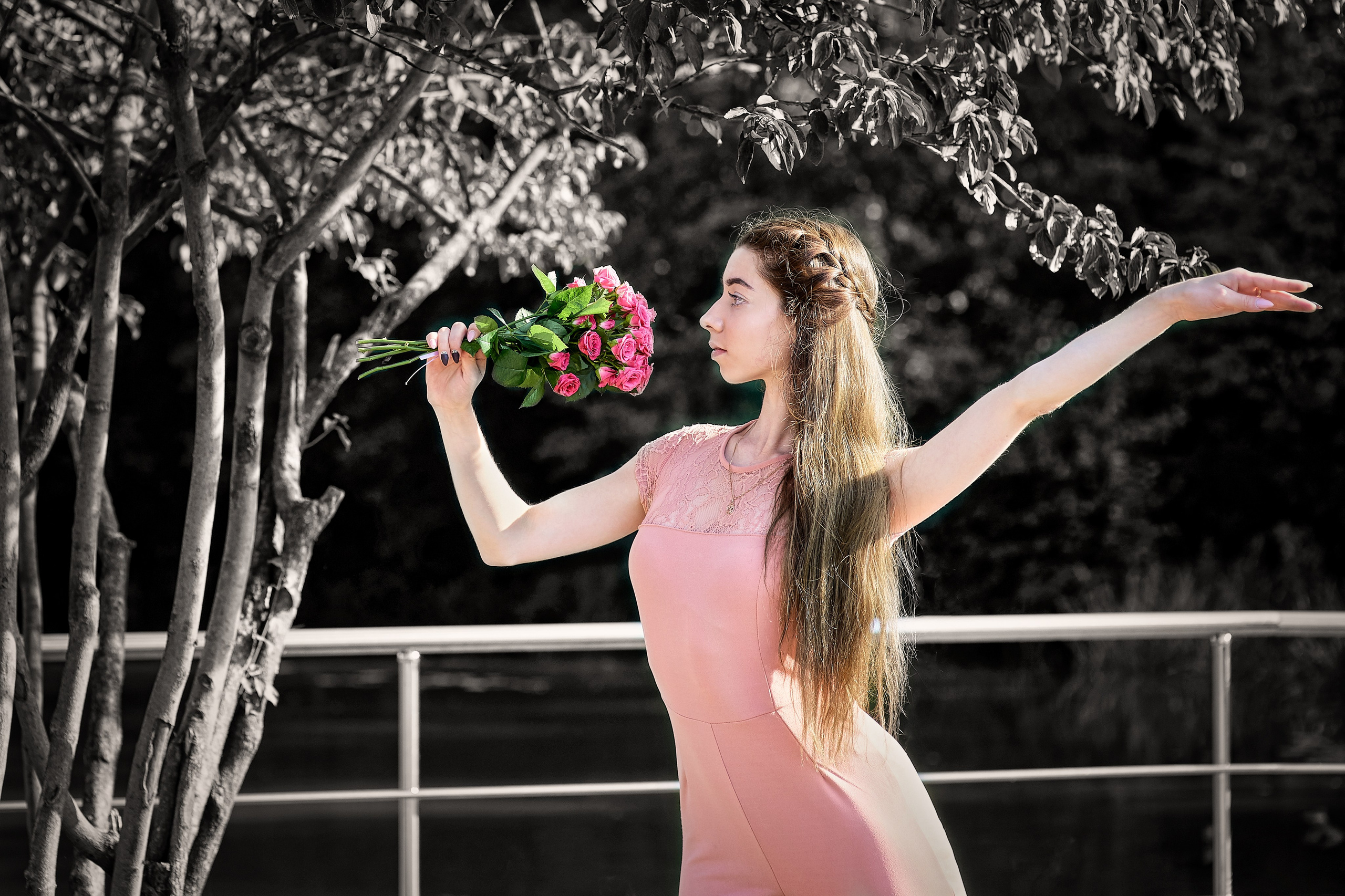 Фотосессия балерины в парке Пехорка