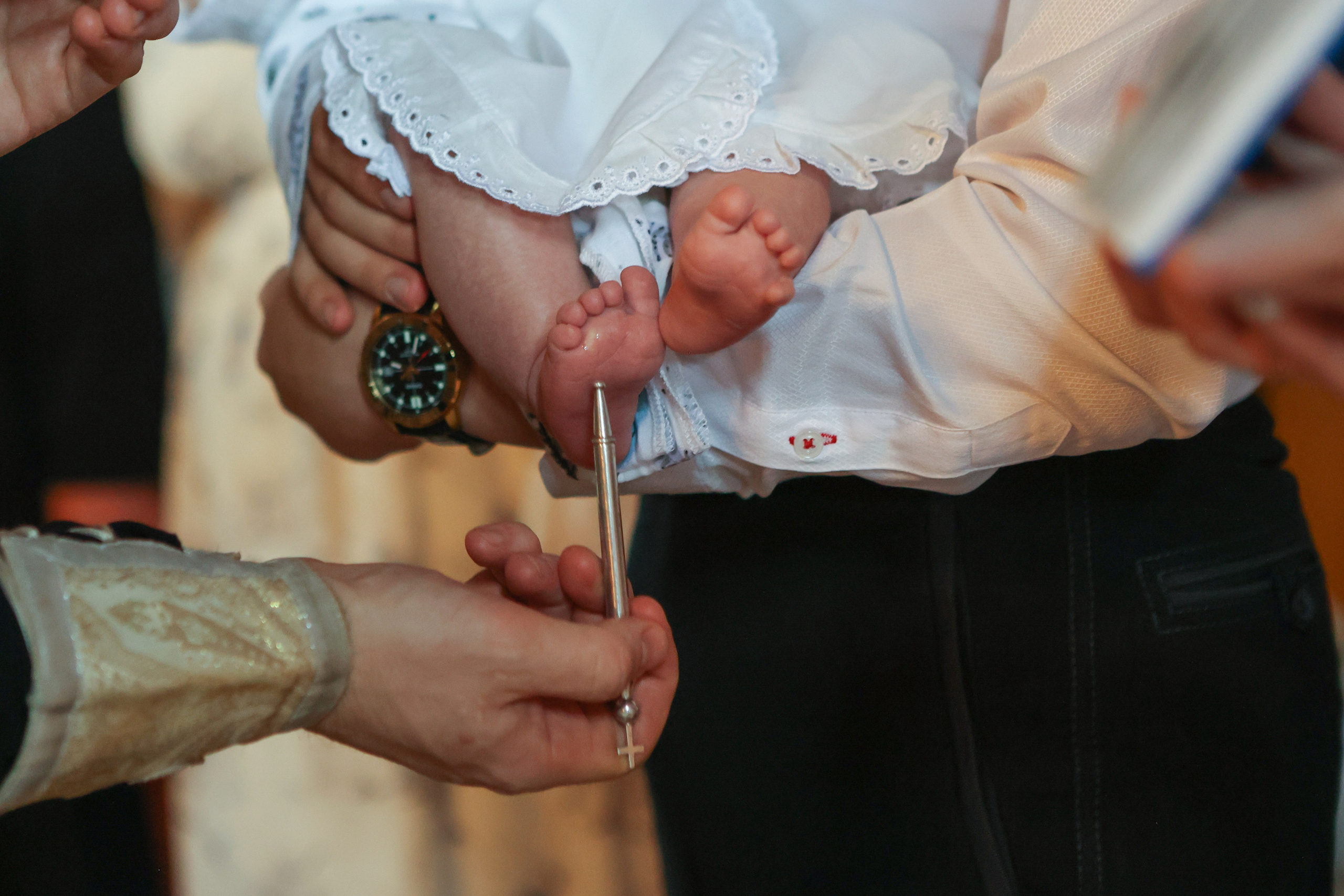 Крещение, Свято-Троицкая Сергиева Лавра. Фотограф новорожденных. Детский и семейный фотограф Марьяна Юдина