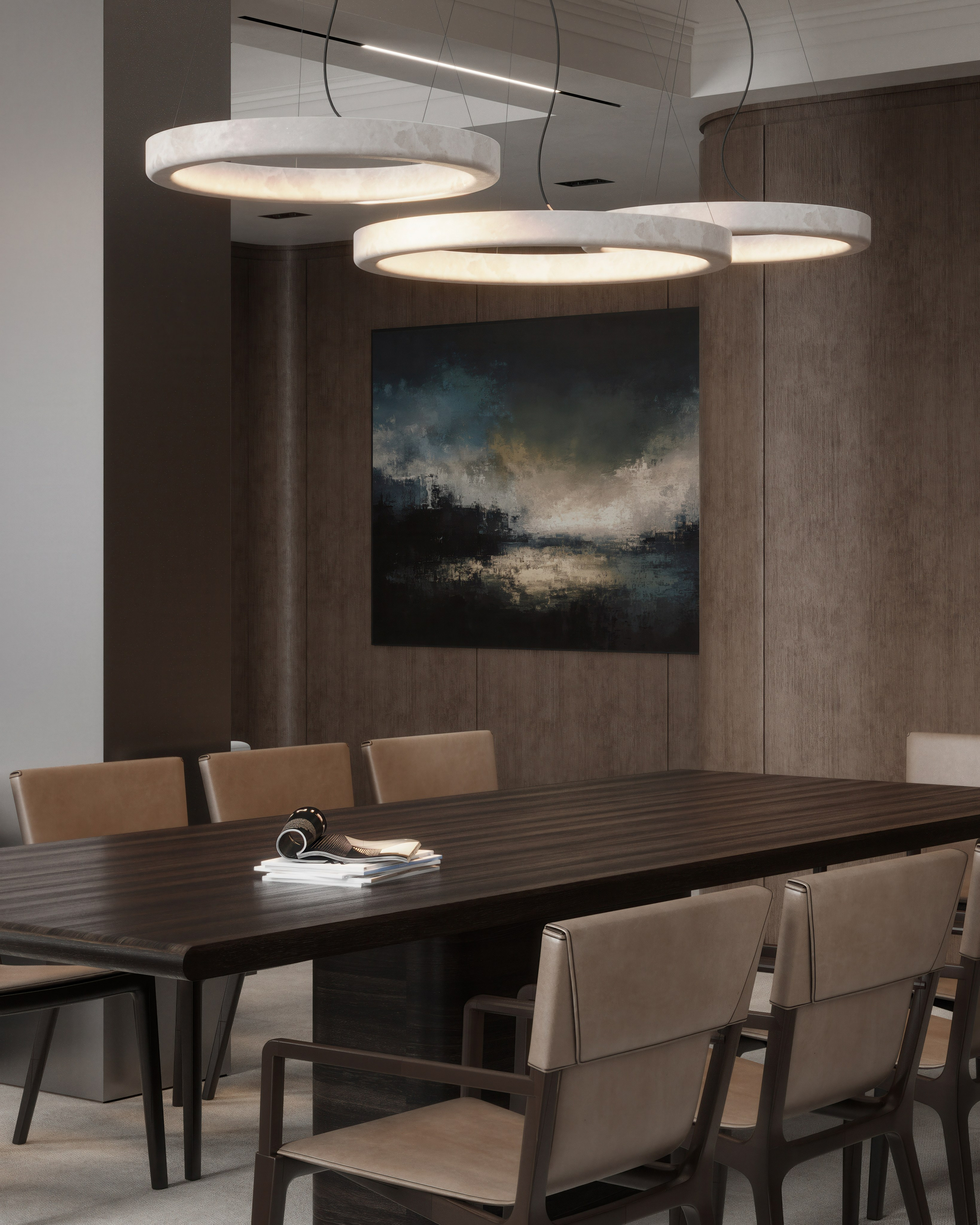 Зона для отдыха (Лаунж). 3D визуализация интерьера и архитектурной среды