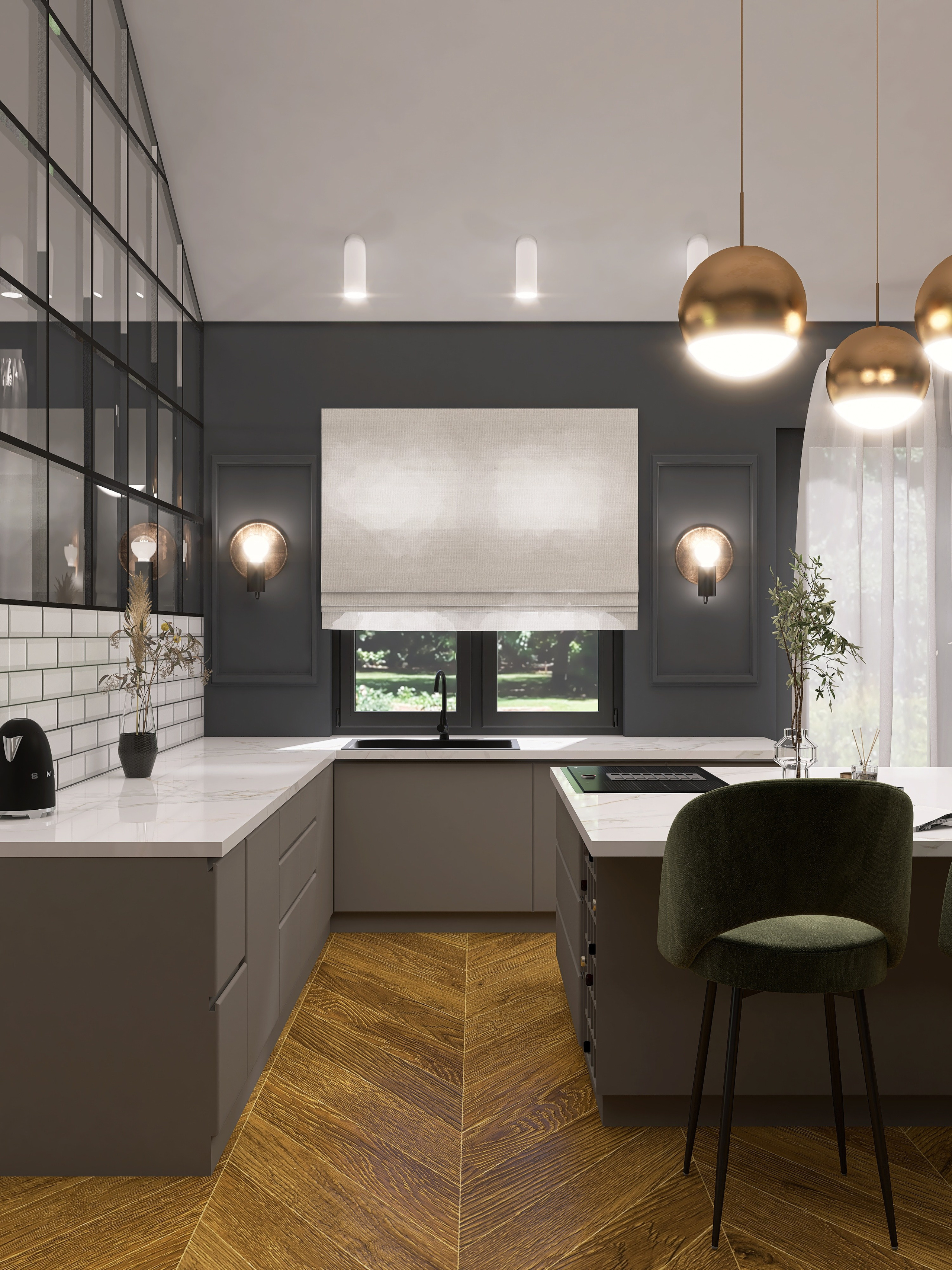 Коттедж 170 м². Дизайнер интерьера Виктория Трунова. Дома, квартиры, офисы. Проекты любой сложности