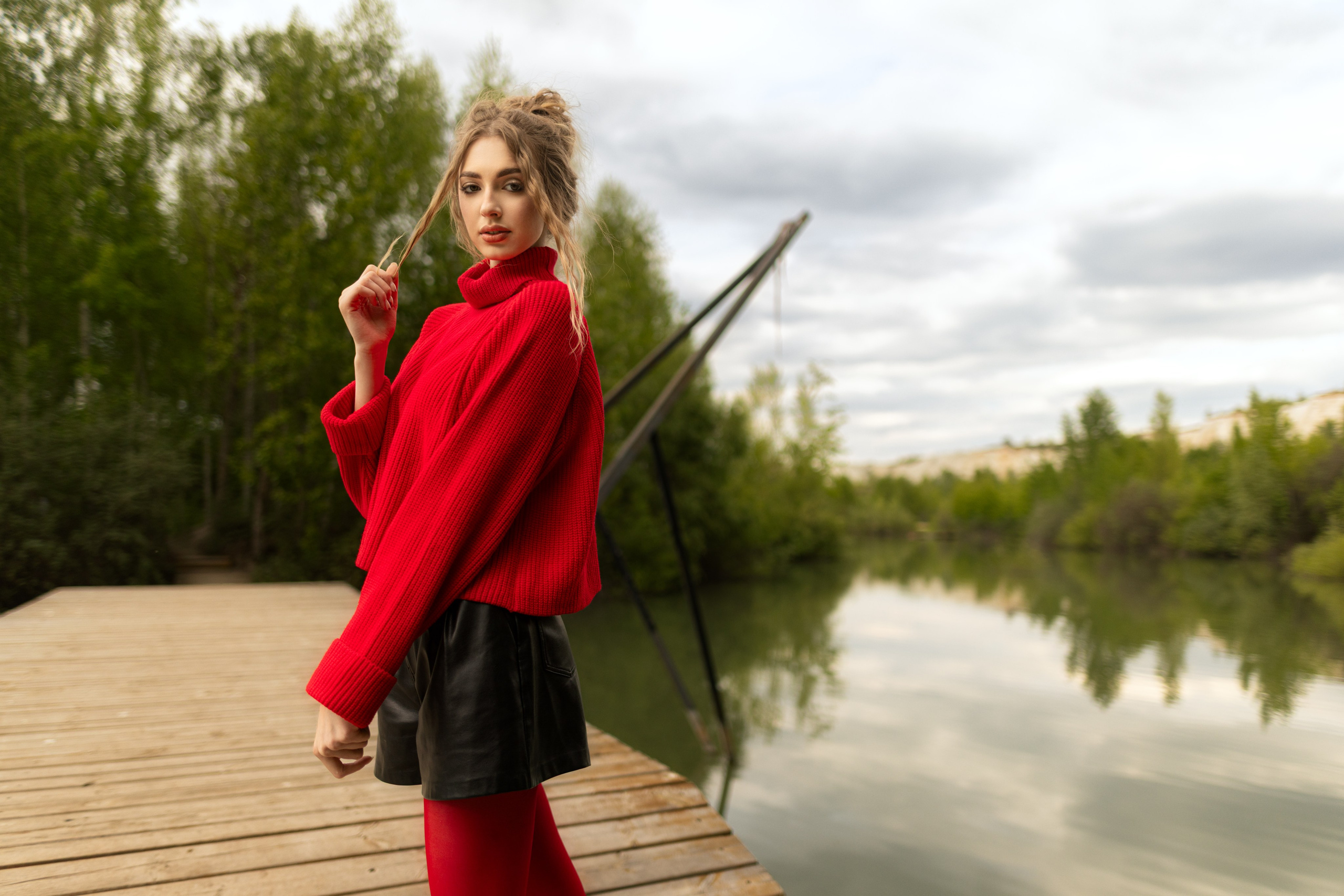 Фотосет с Ксенией в парке Белый колодец в формате для «себя». Дмитрий Шульгин, портретный фотограф в Воронеже