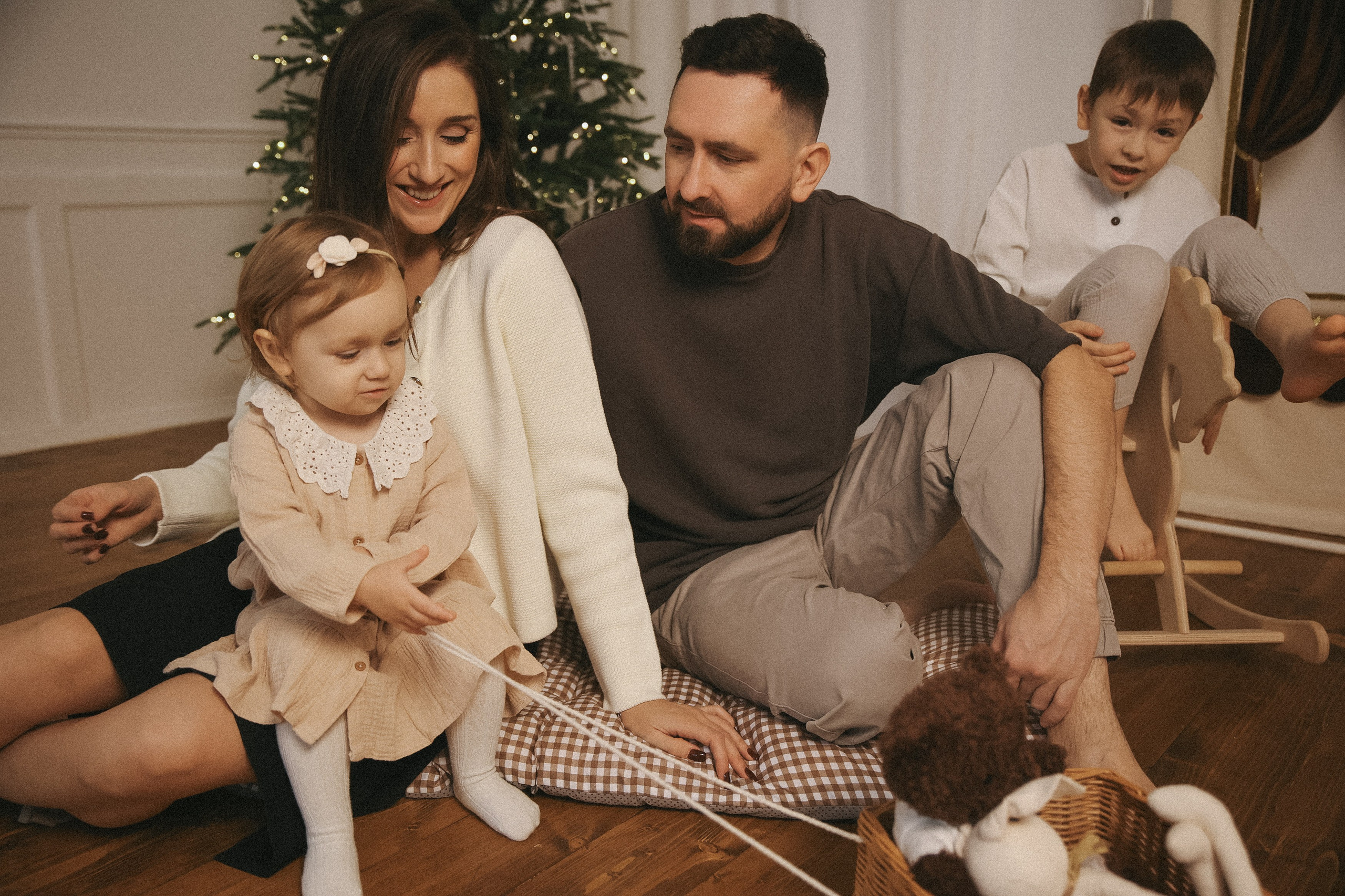 Новогодняя фотосессия во Владимире съемка на новый год фотосессия в студии. Фотограф Владимир Москва