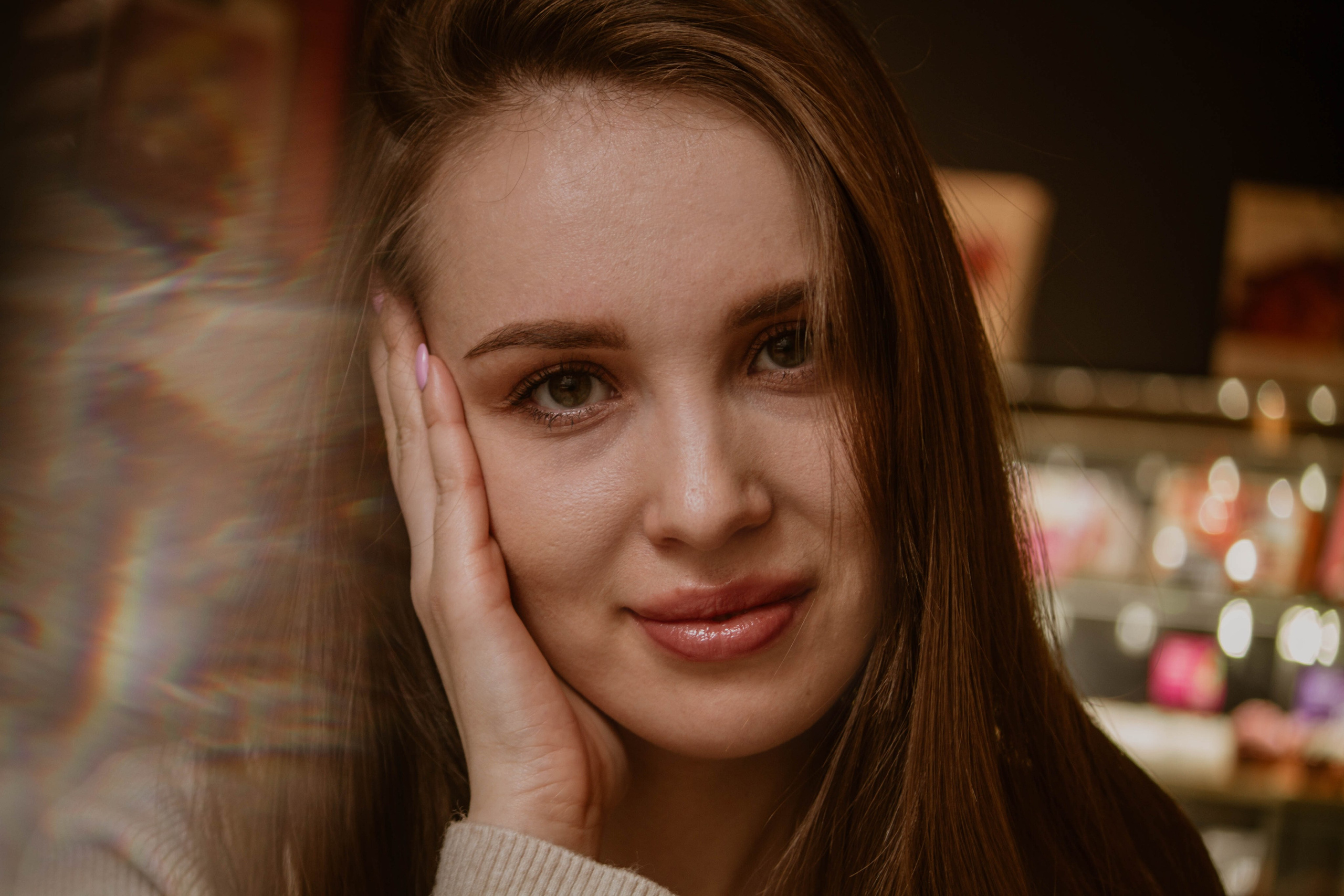 В кафе. Создадим шедевр? Виталина и её фотоискусство