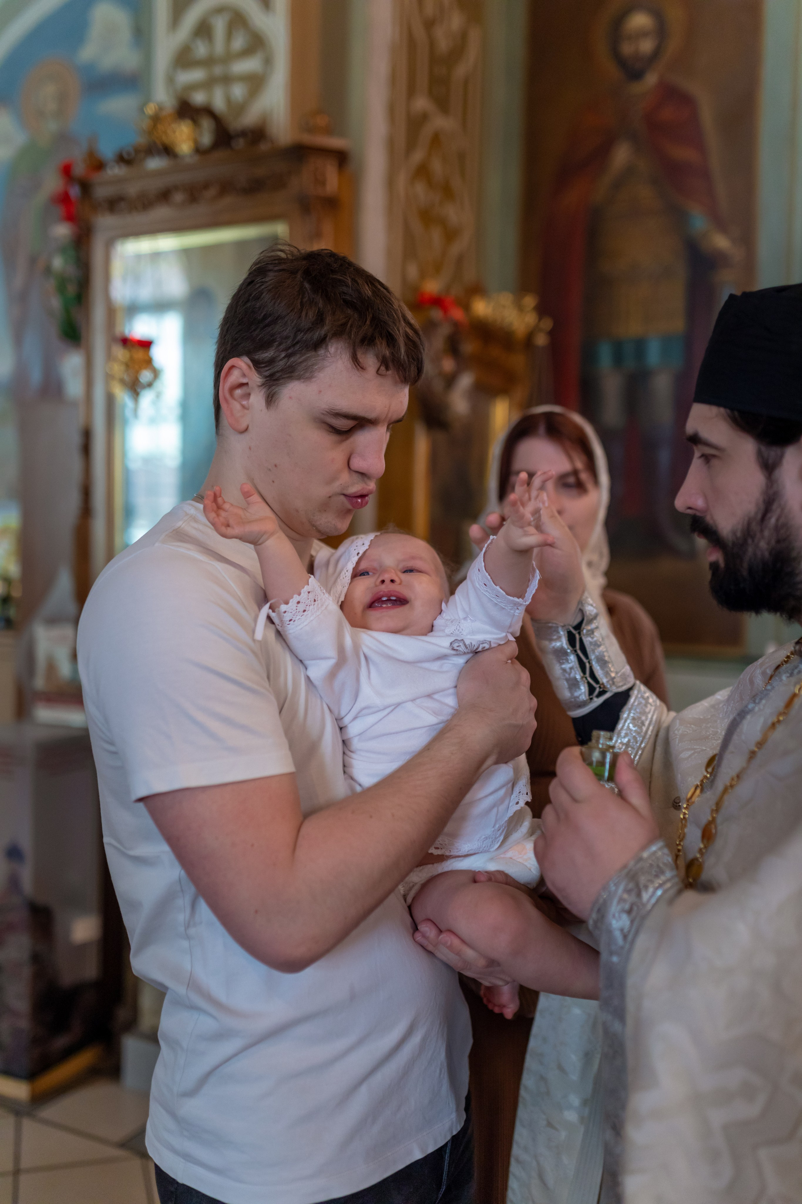 Крещение Савелия. Фотограф и Видеограф в Москве Дарья Арсентьева