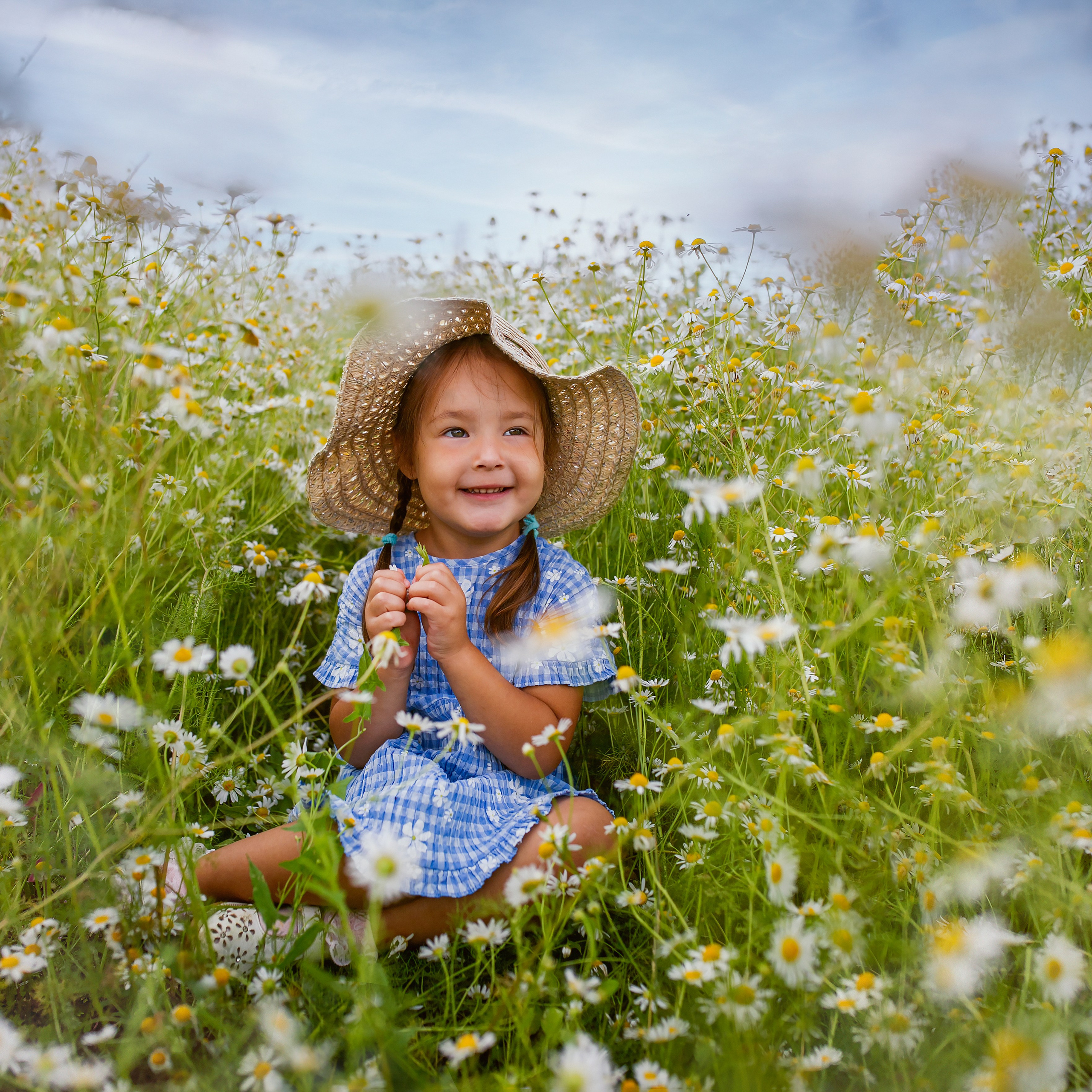 Ромашки…. Семейный и детский фотограф в Ижевске Анастасия Камариттинова