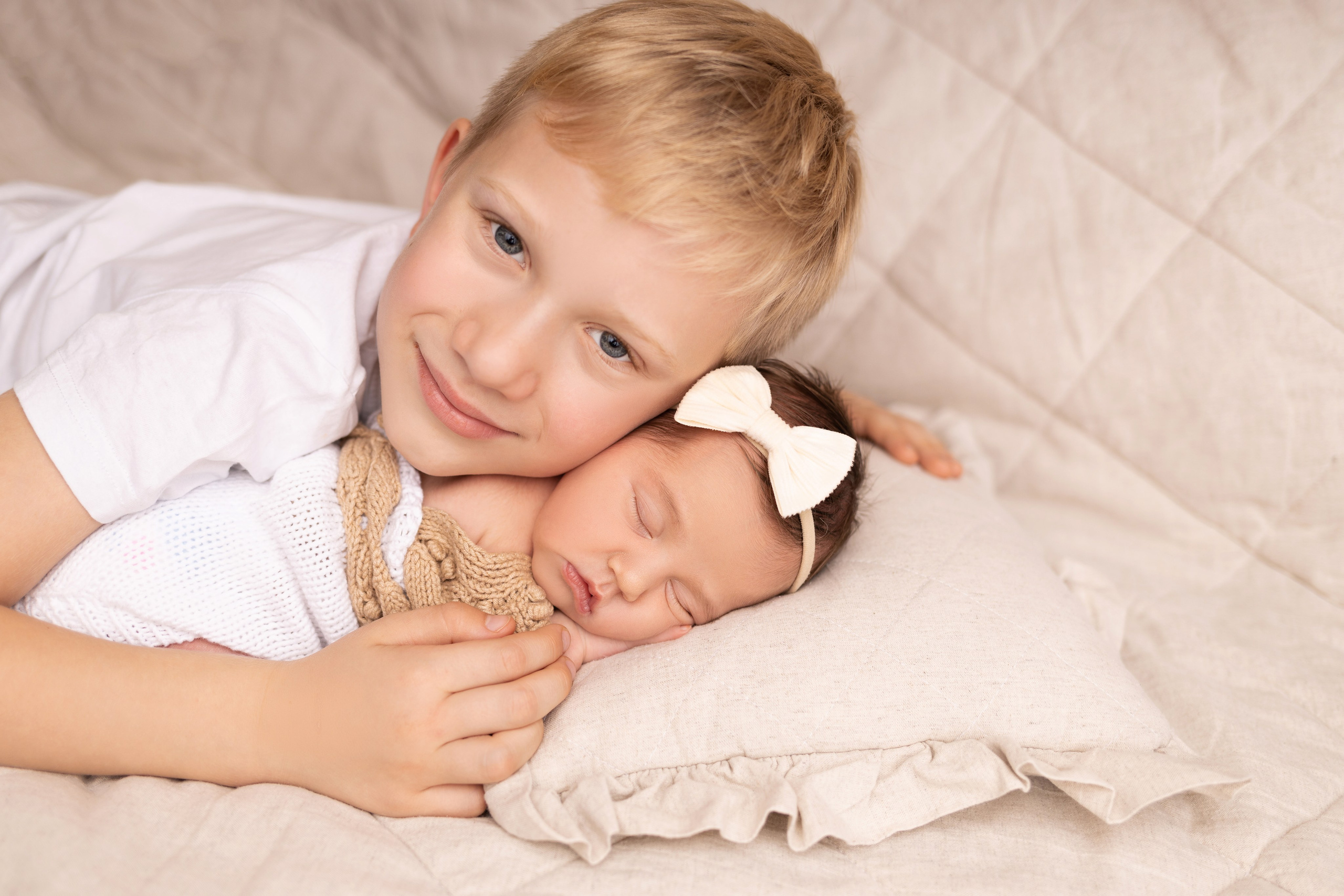 Newborn съемка в стиле Лайф. Фотограф новорожденных малышей в Омске и Омской области Эльвира Камаева