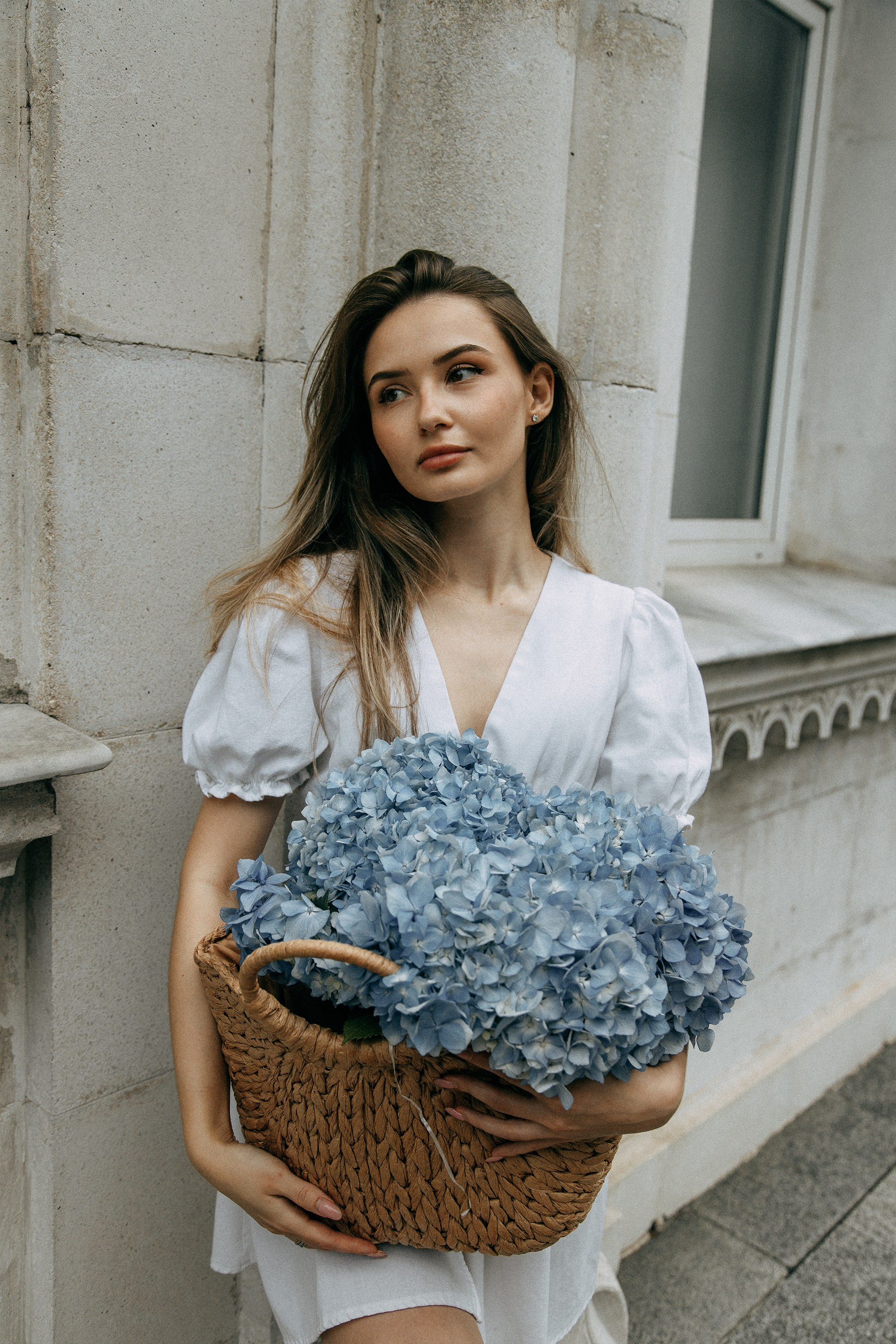 Фотосессия с гортензиями в Батуми