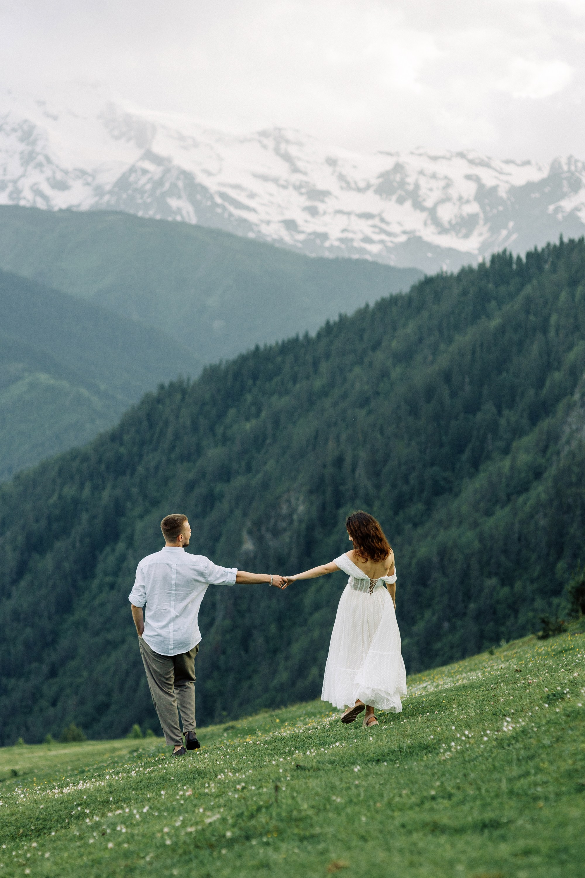 Свадьба в горах Сванетии в Грузии