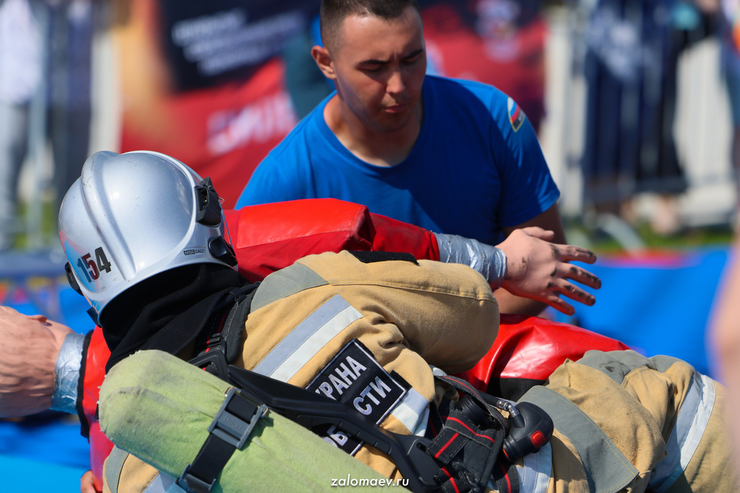 Сильнейший пожарный. Фотограф Александр Заломаев