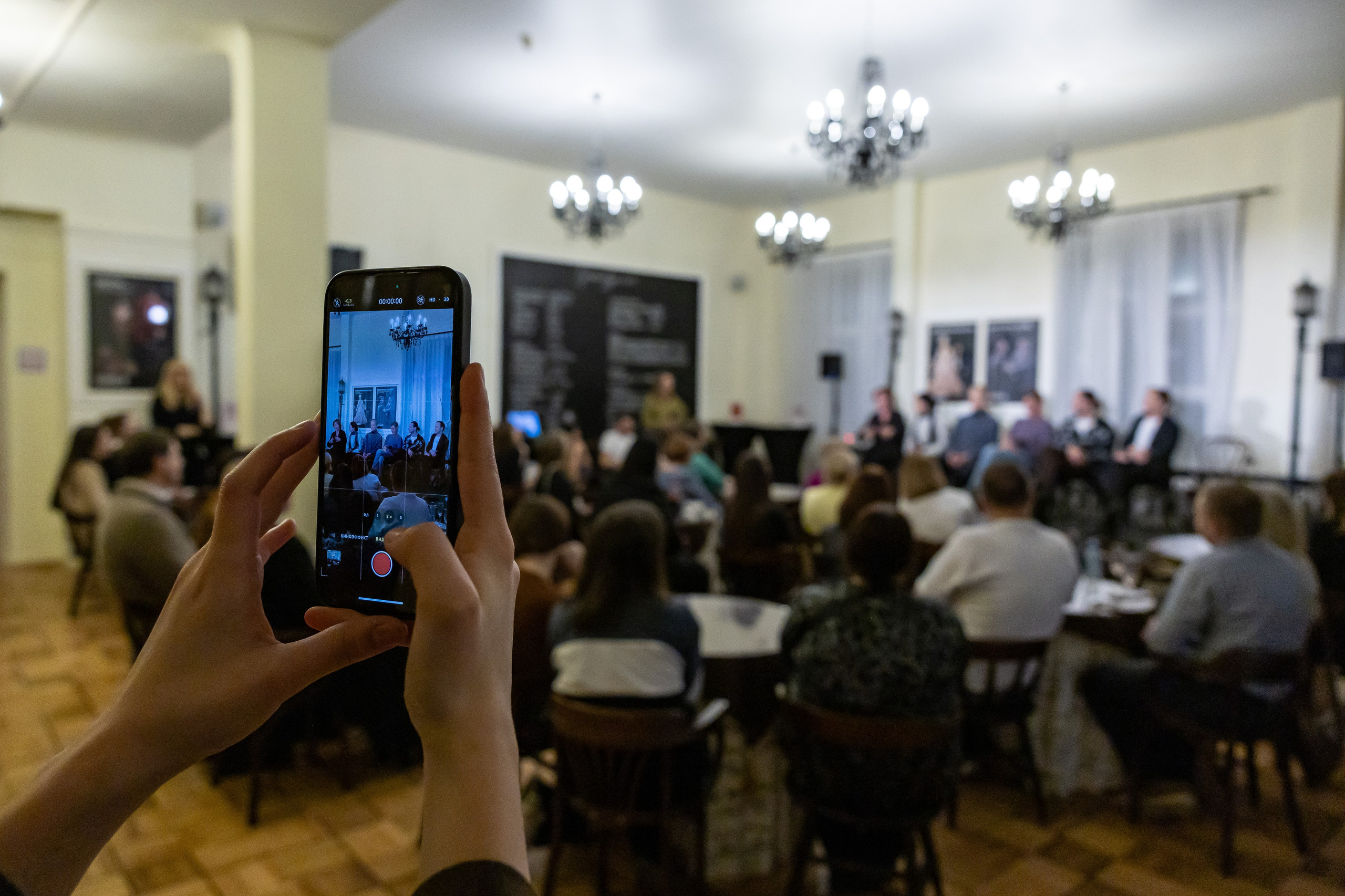 Ночь театров — Театр Пушкина. Фотограф Владимир Охрименко