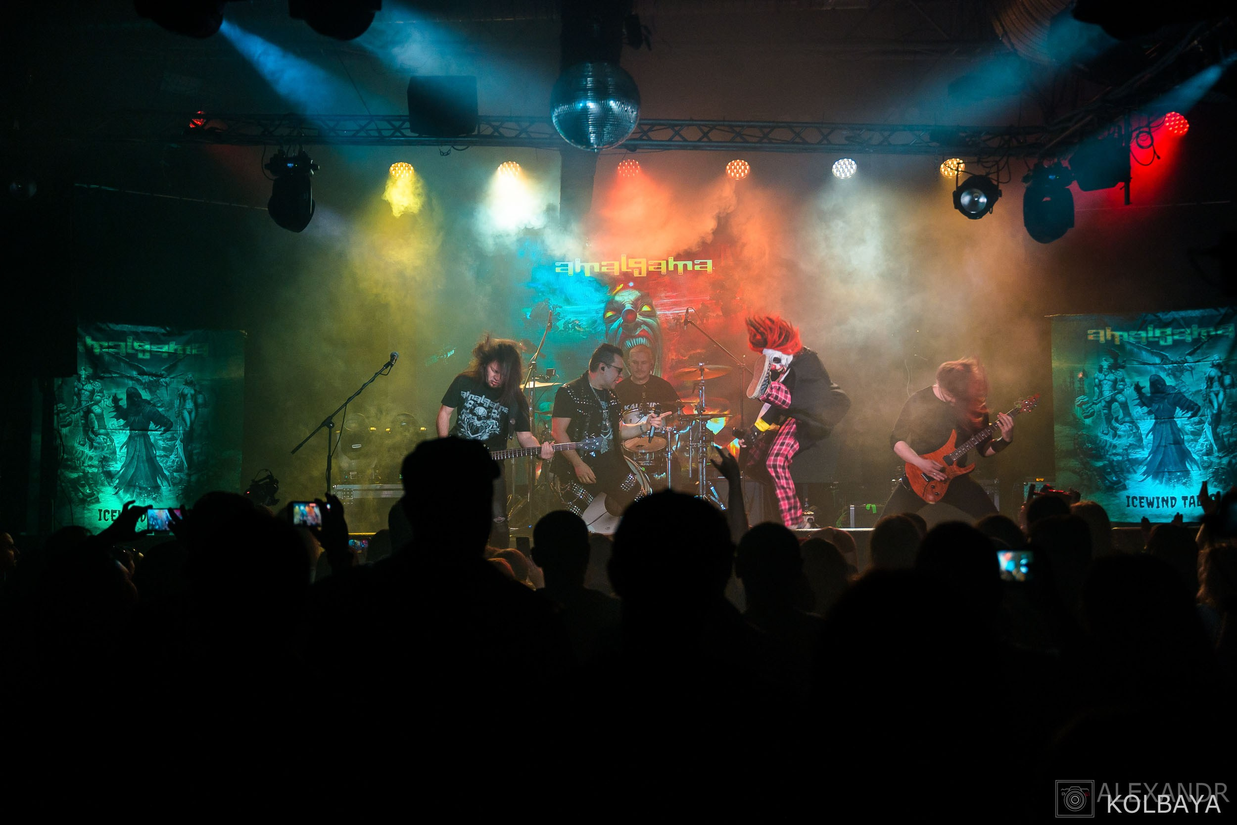 Концерт группы AMALGAMA. Концертный и театральный репортажный фотограф в Москве Александр Колбая