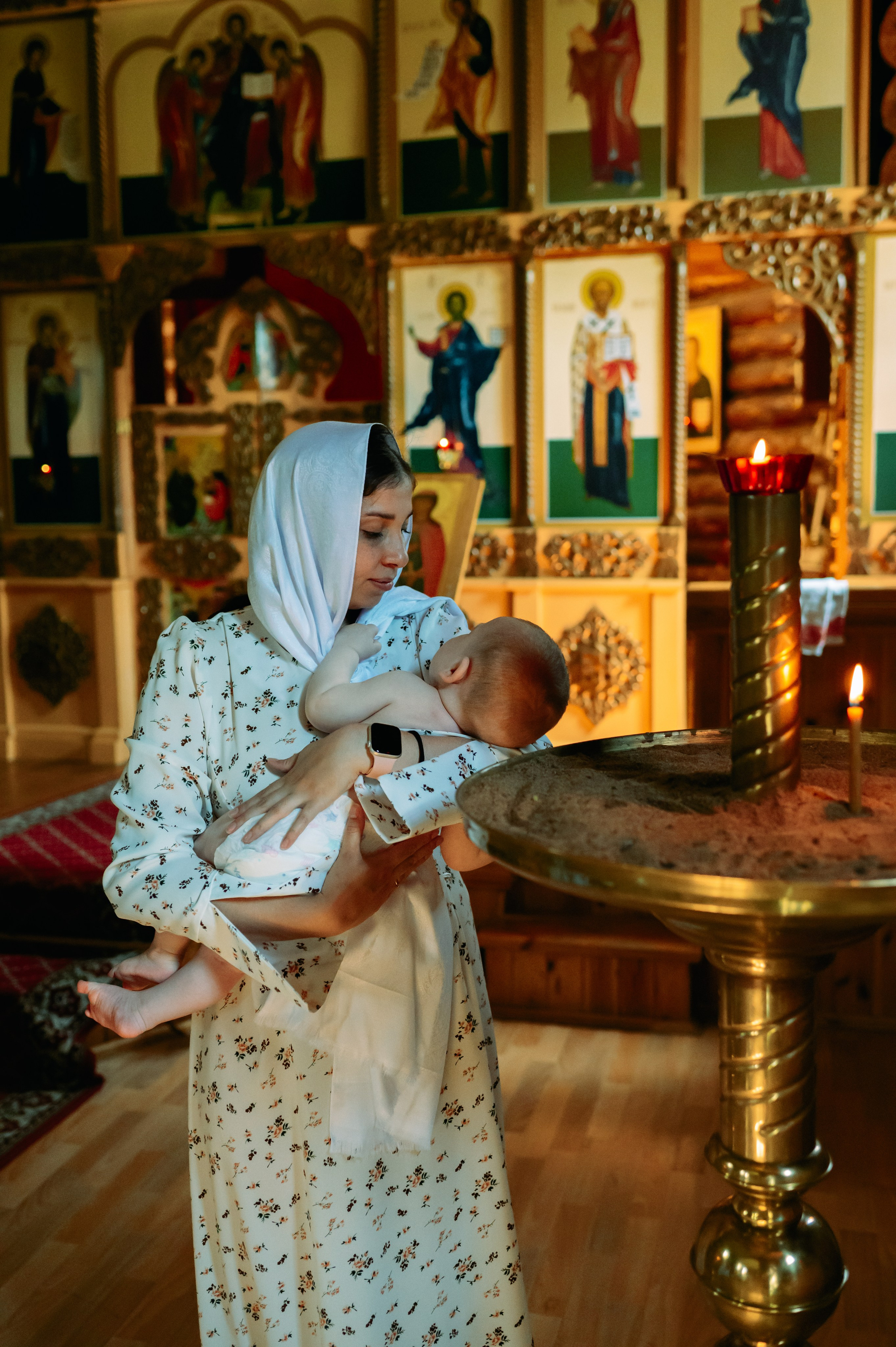 Фотосессия крещения детей. Фотограф в Кирове Инна Софронова