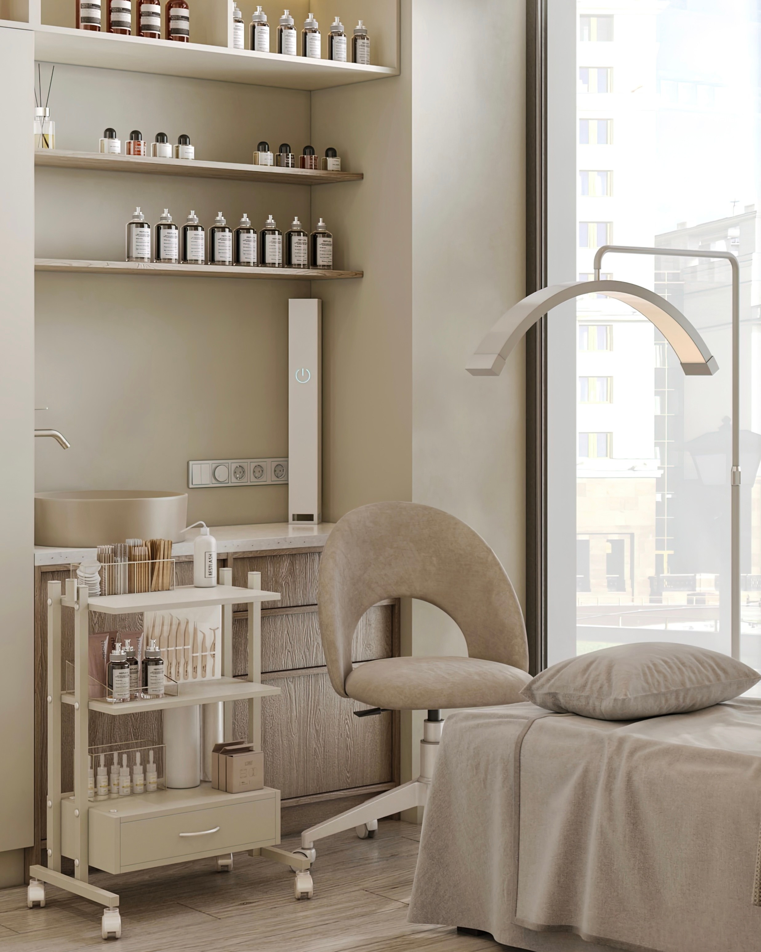 FACIAL BEAUTY STUDIO. Бастракова Валерия — дизайнер интерьера с архитектурным образованием