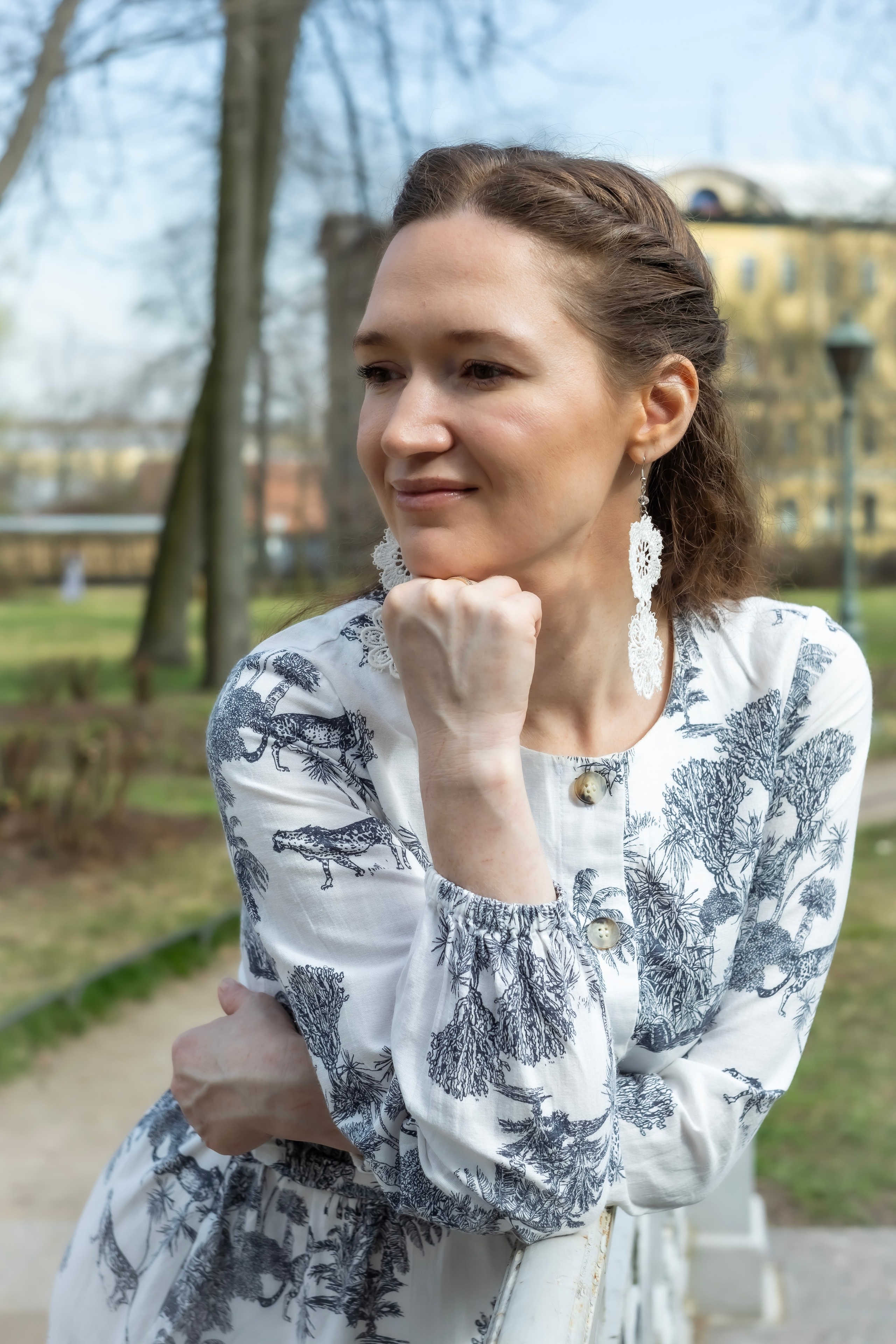 Сад усадьбы Г. Р. Державина (2025). Драчёва Елена портретный фотограф Санкт-Петербург