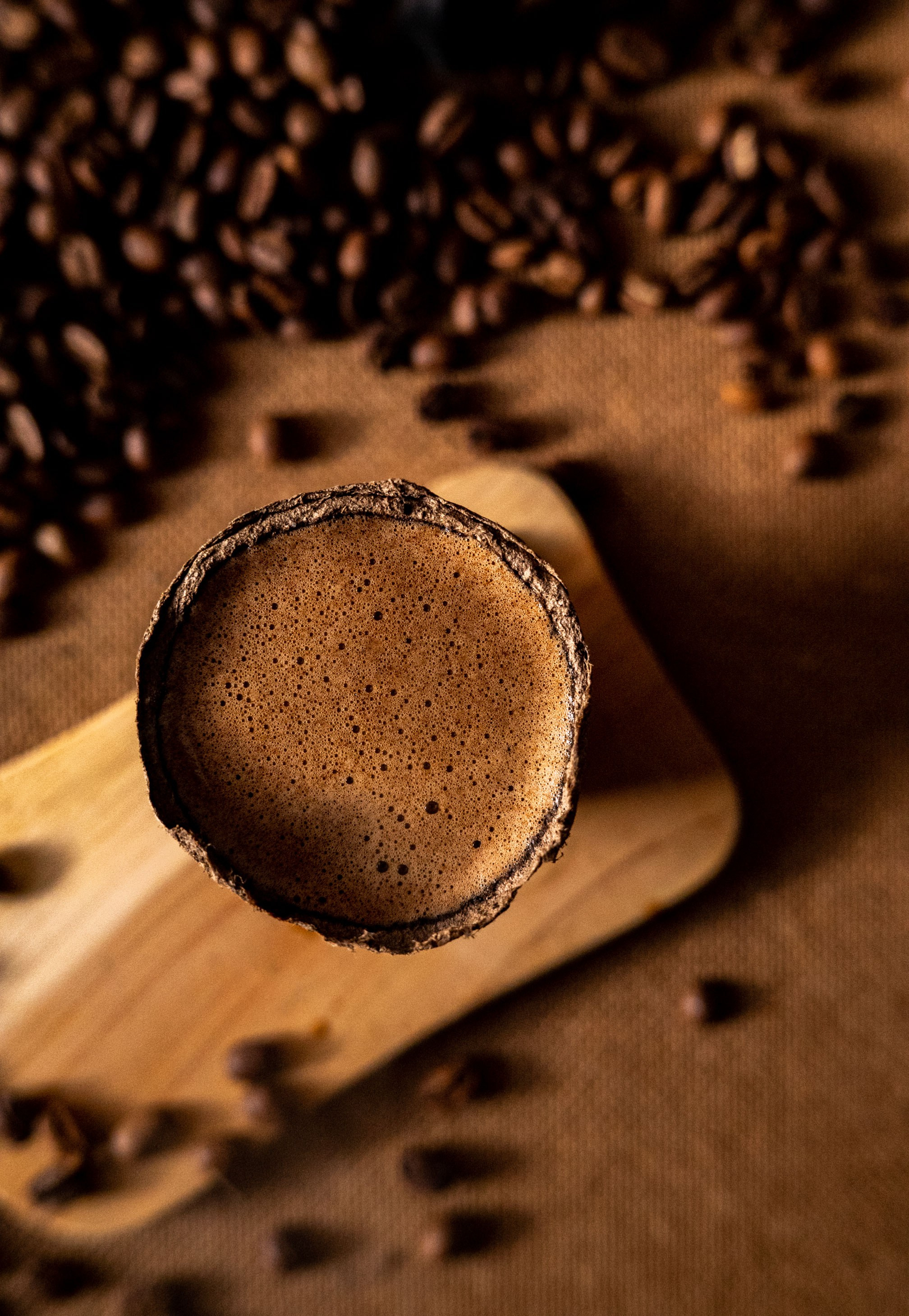 Рекламная съемка кофе. May the numbers guide us