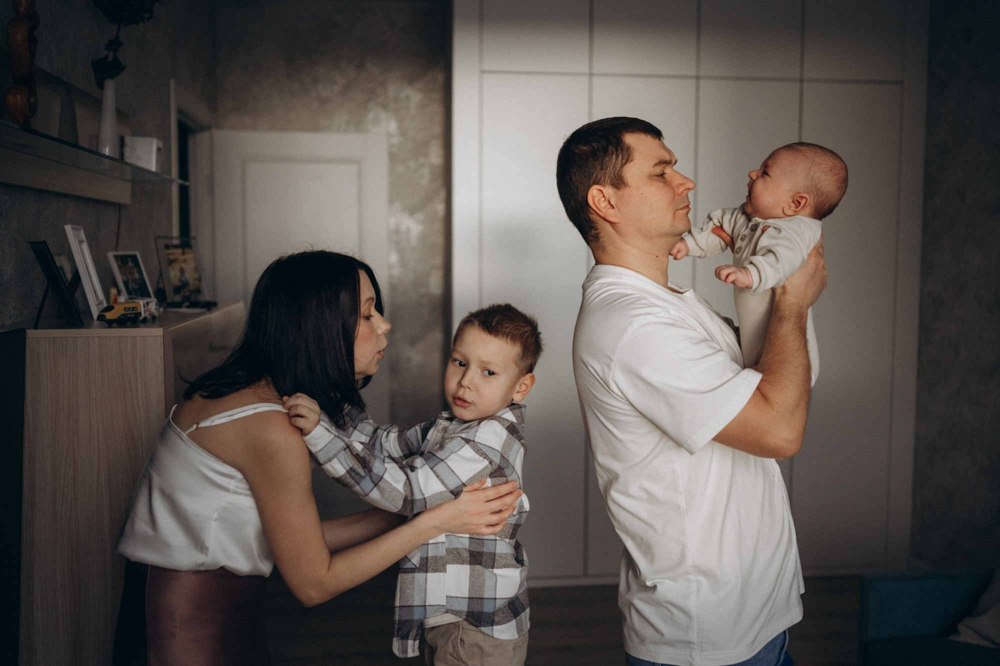 Сергей, Ольга, Саша и Кирилл. Фотограф Горбенко Анна