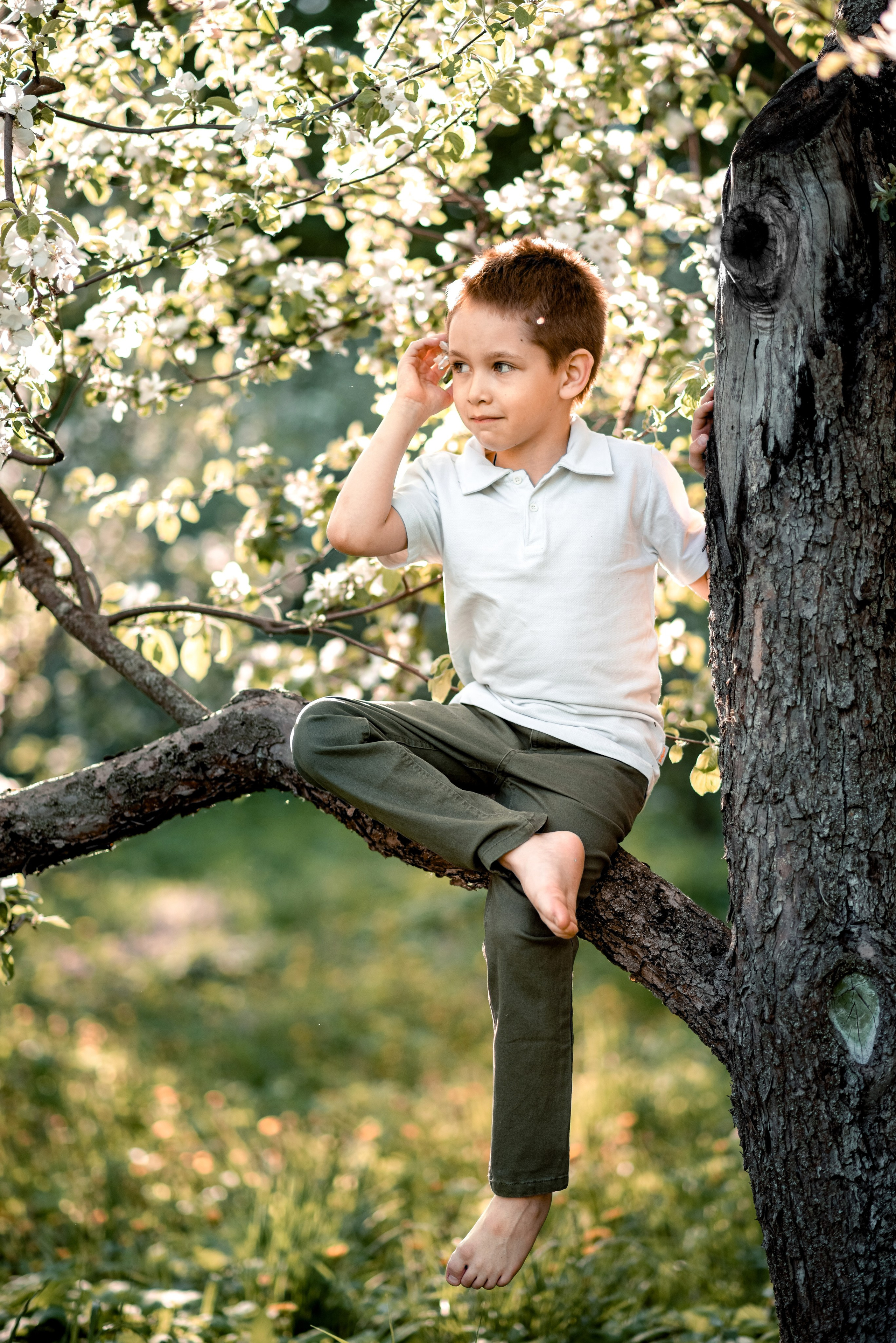 Семейная фотосессия в цветении. Ясная Поляна. Семейный и детский фотограф в Туле Светлана Воронкова