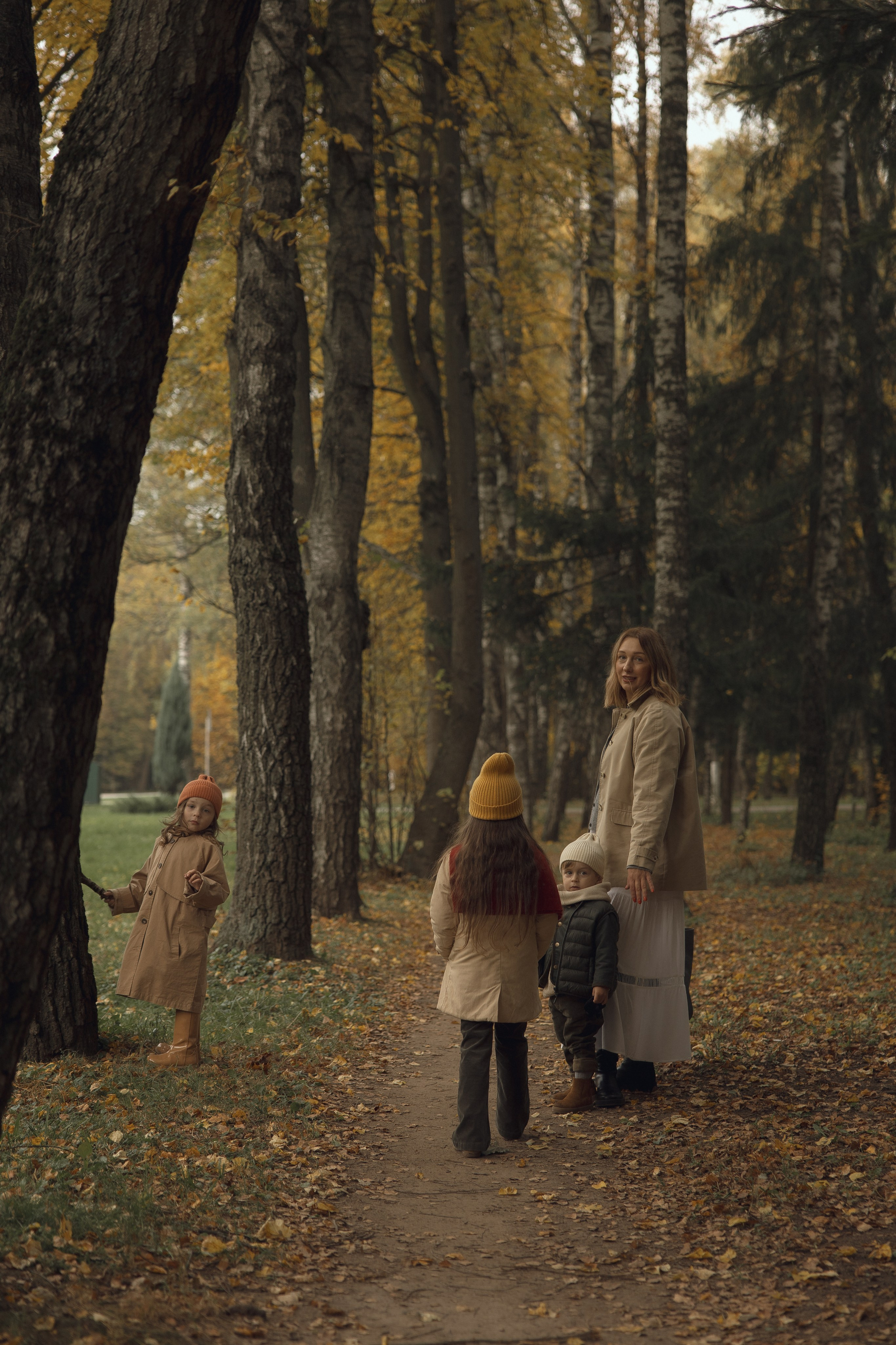 Листопад и дети. Семейный фотограф в городе Тула Любовь Сабирова