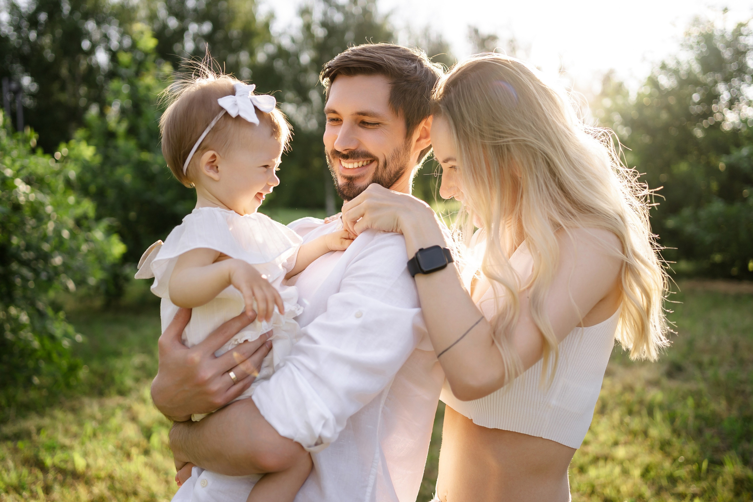 Олеся, Денис и Даниэла. Свадебный фотограф в Москве Яна Деньгина