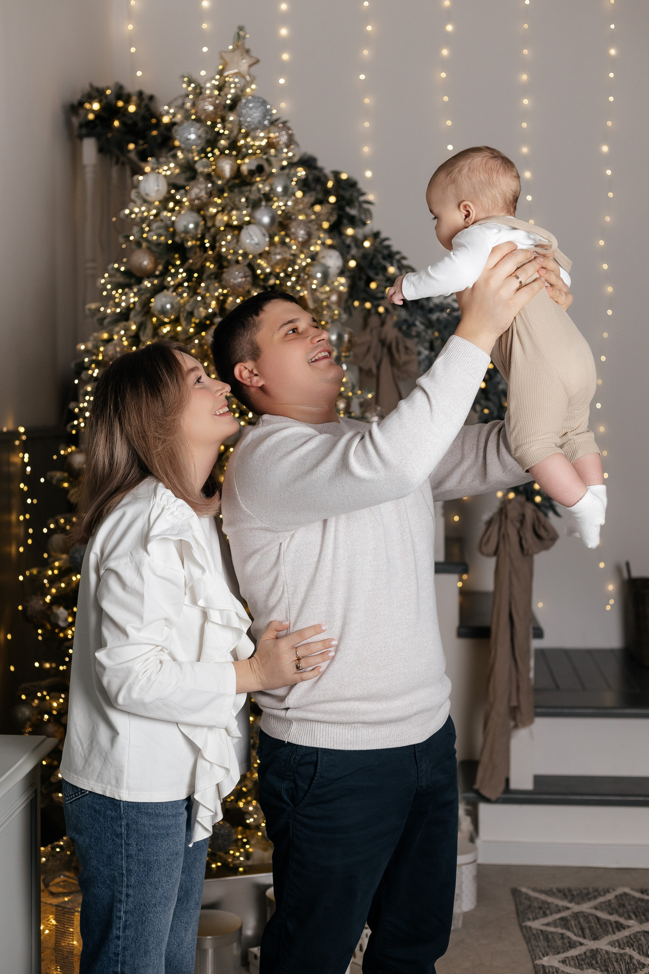 Настя, Вася и Миша (новогодняя). Свадебный и Семейный фотограф Свекрова Ольга