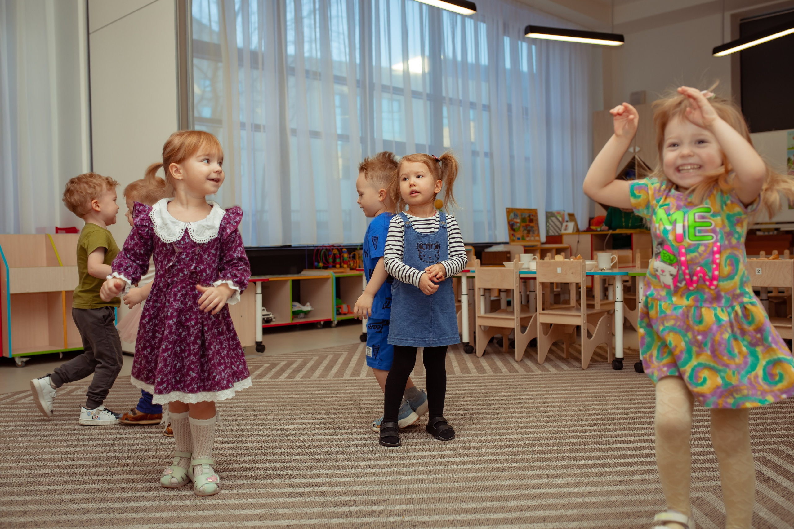 Праздник весны в детском саду. Семейный и детский фотограф в Москве Дорогова Екатерина