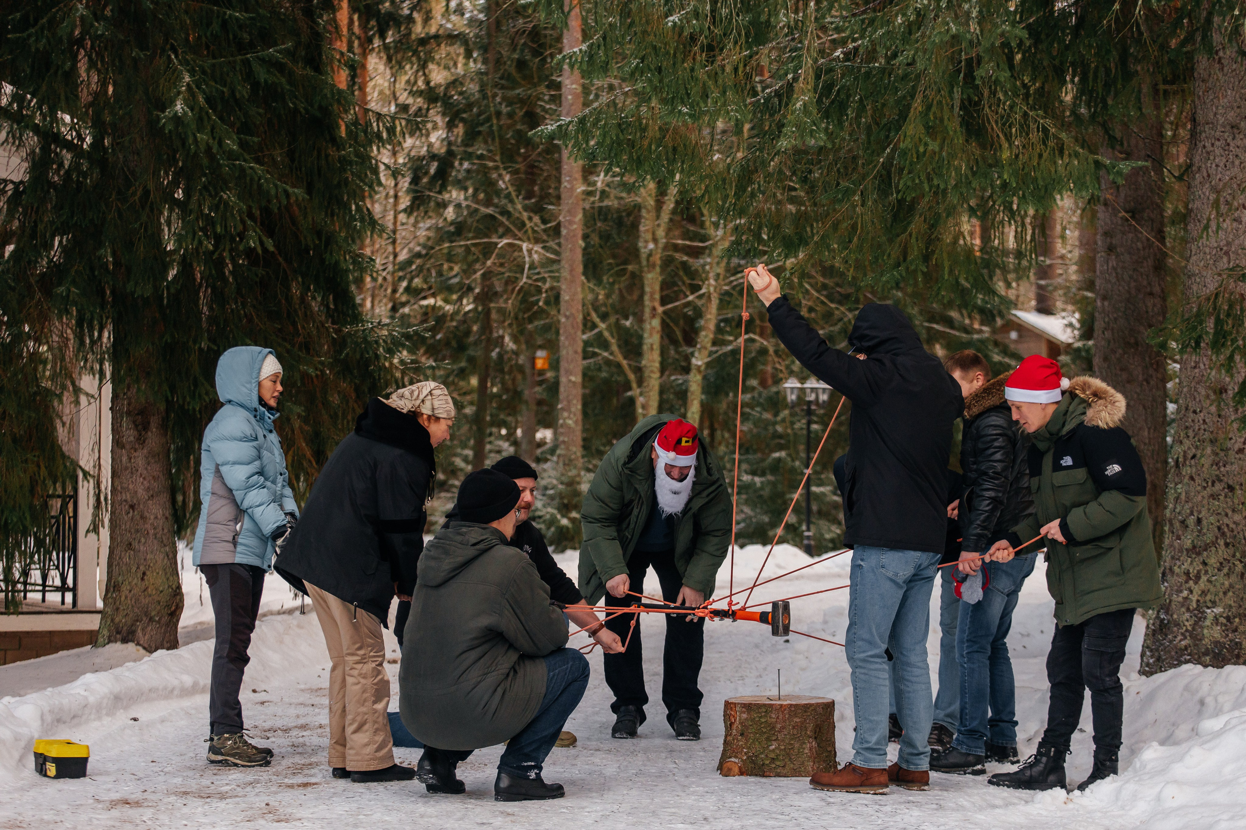 Зимний корпоратив в Царство Королевство. Фотограф в Санкт-Петербурге Виктория Безверхая
