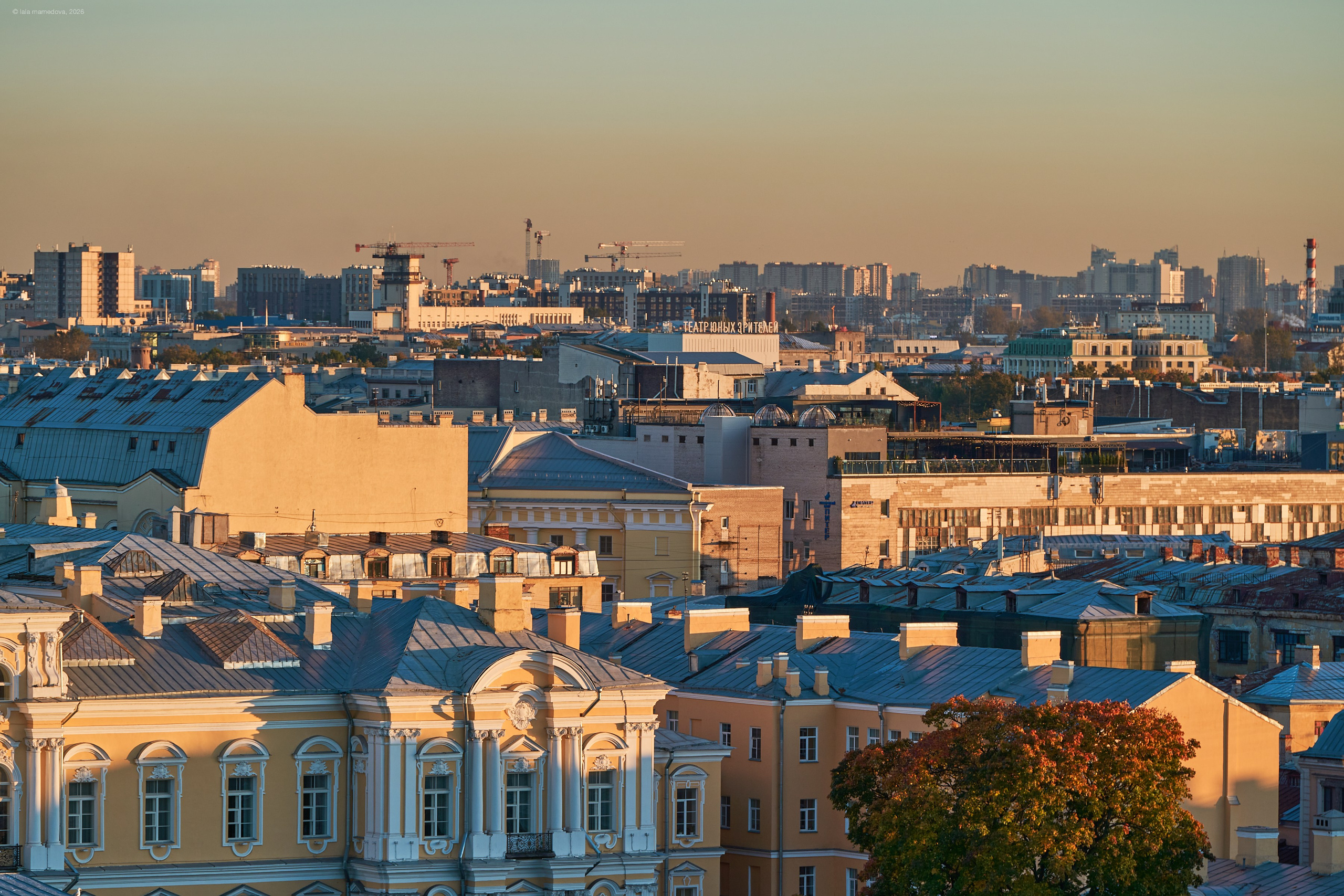 The view from the observation deck of the City Duma Tower | St. Petersburg. Фотограф
