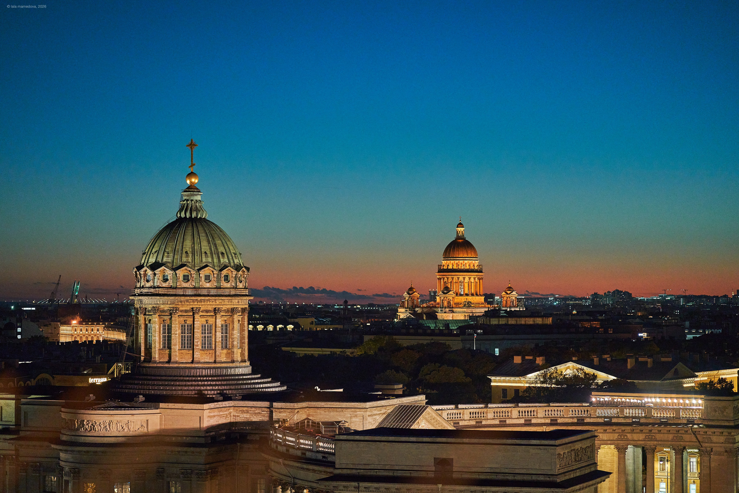 The view from the observation deck of the City Duma Tower | St. Petersburg. Фотограф