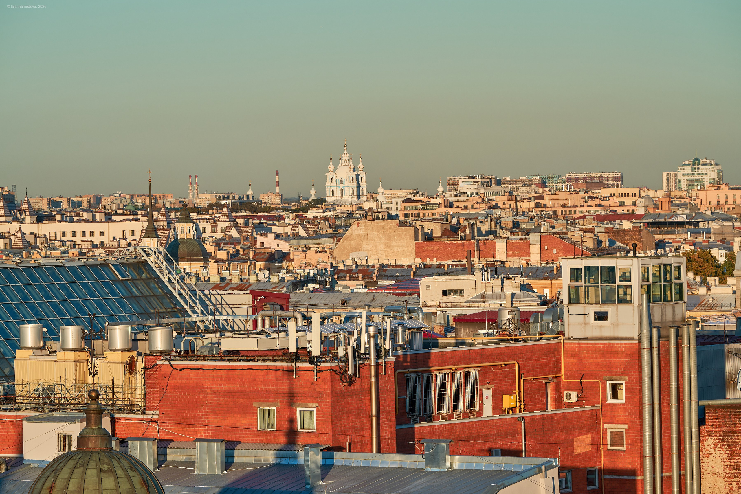 The view from the observation deck of the City Duma Tower | St. Petersburg. Фотограф