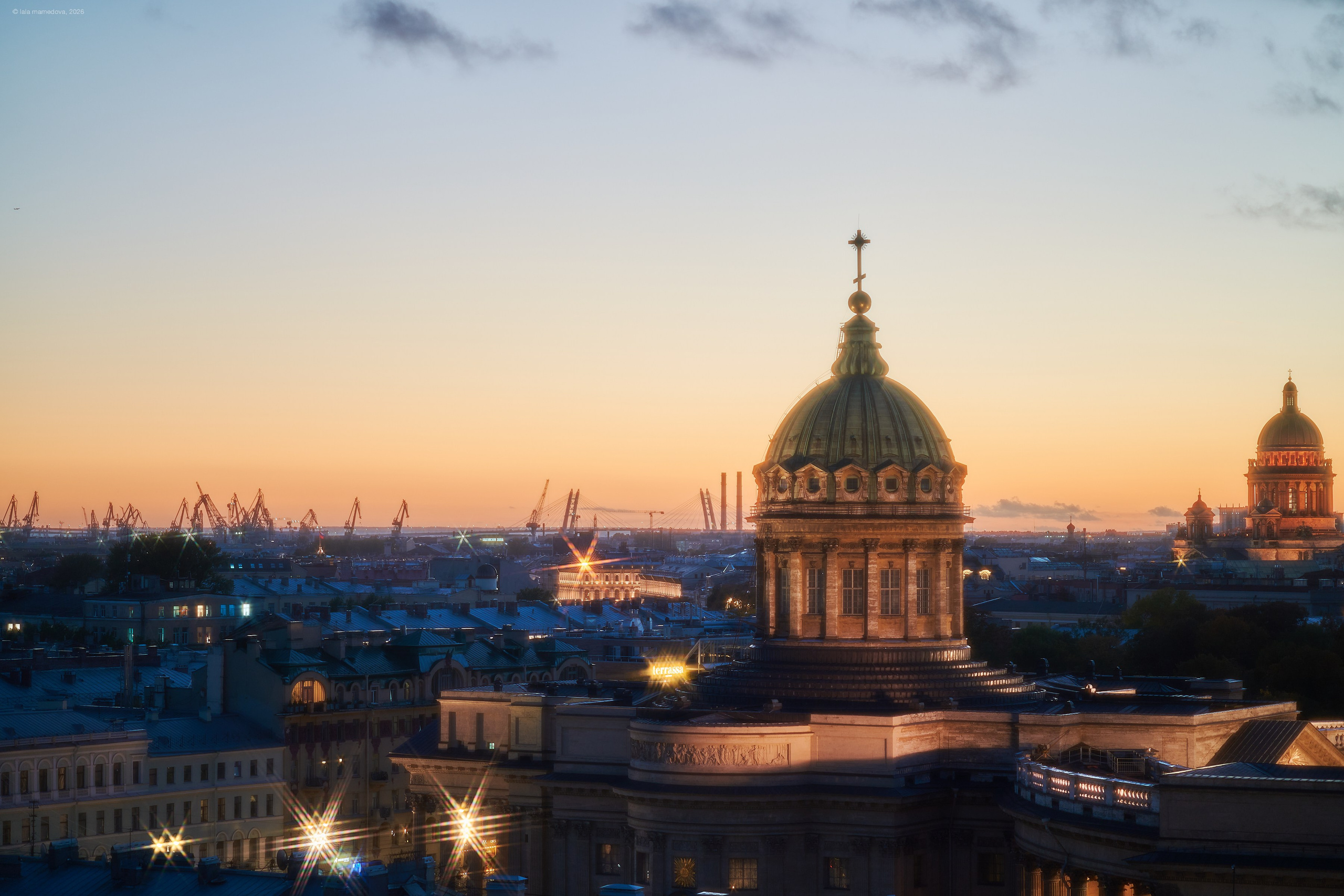 The view from the observation deck of the City Duma Tower | St. Petersburg. Фотограф