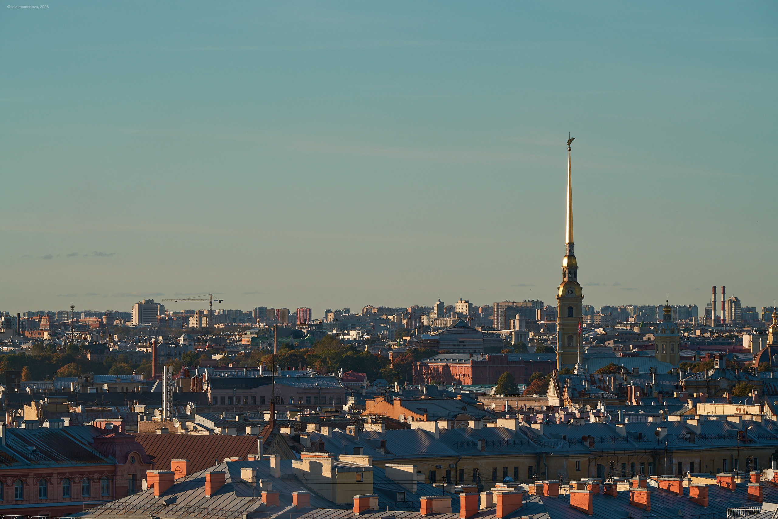 The view from the observation deck of the City Duma Tower | St. Petersburg. Фотограф