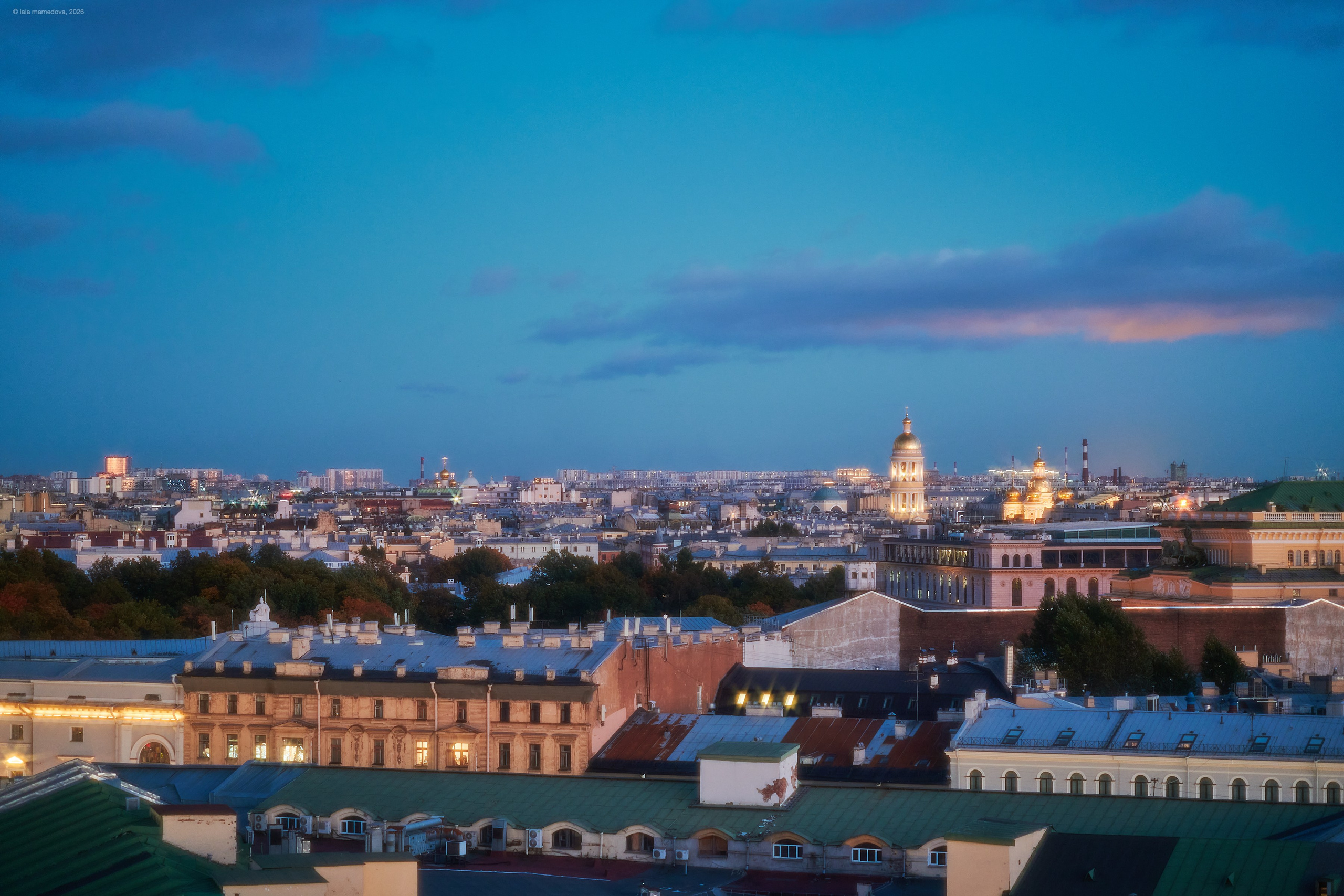 The view from the observation deck of the City Duma Tower | St. Petersburg. Фотограф